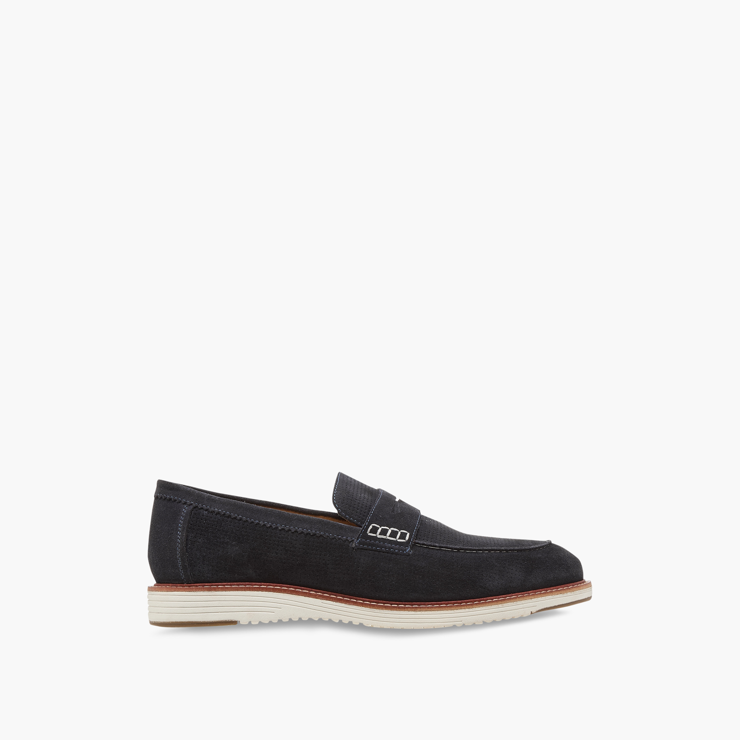 Duchini Men's Textured Slip-On Loafers-men-shoes-loafersandmoccasins-image-3