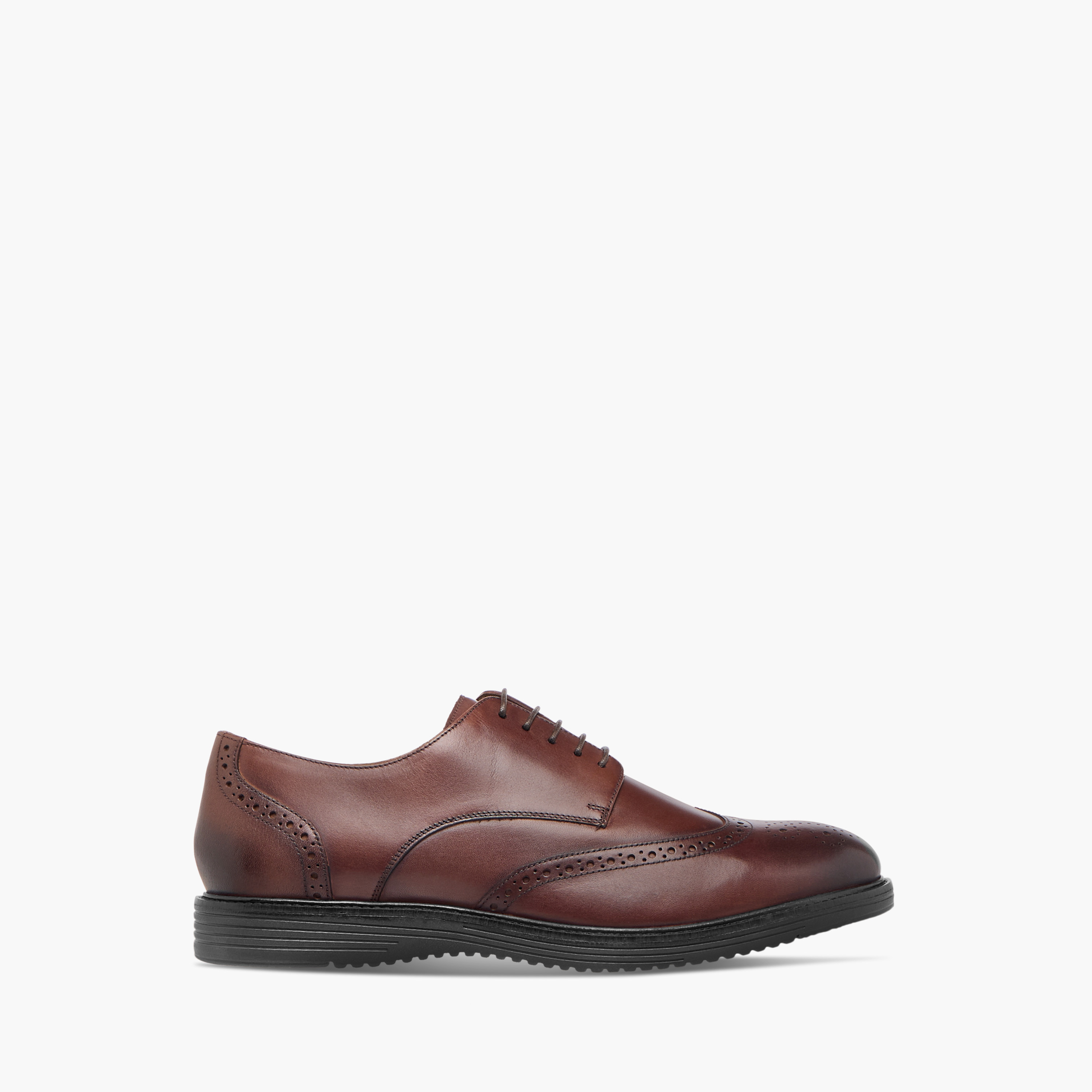Duchini Men Genuine Leather Lace-Up Derby Shoes-men-shoes-formalshoes-image-3