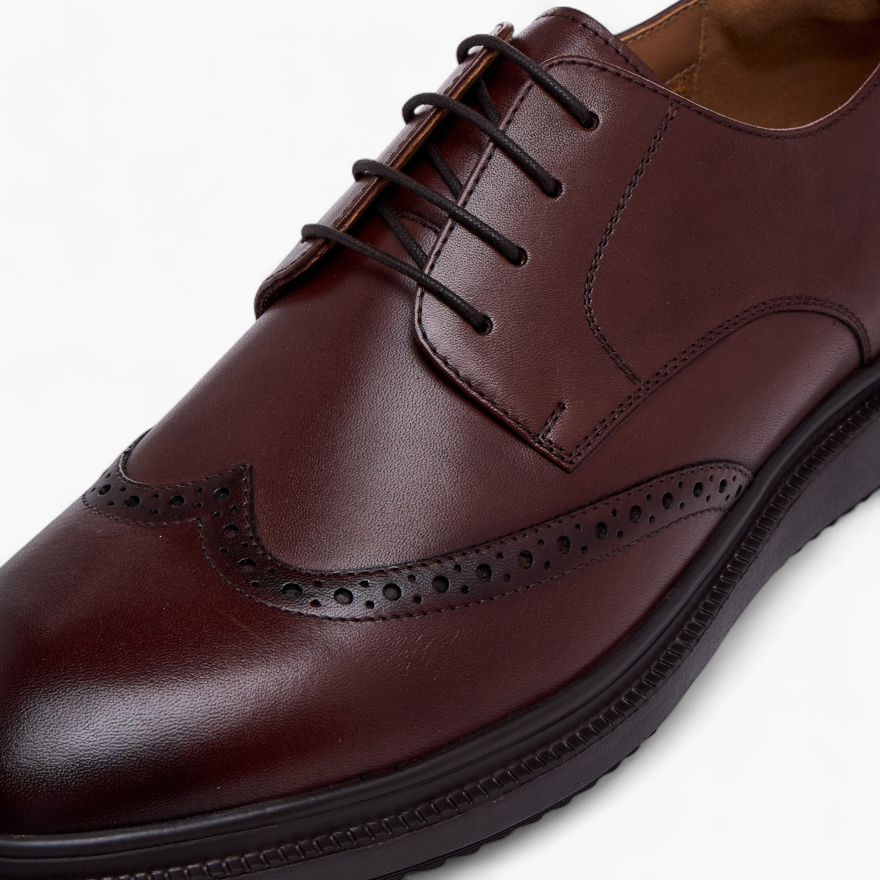 LBL by Shoexpress Cutout Detail Lace-Up Derby Shoes-men-shoes-formalshoes-image-4