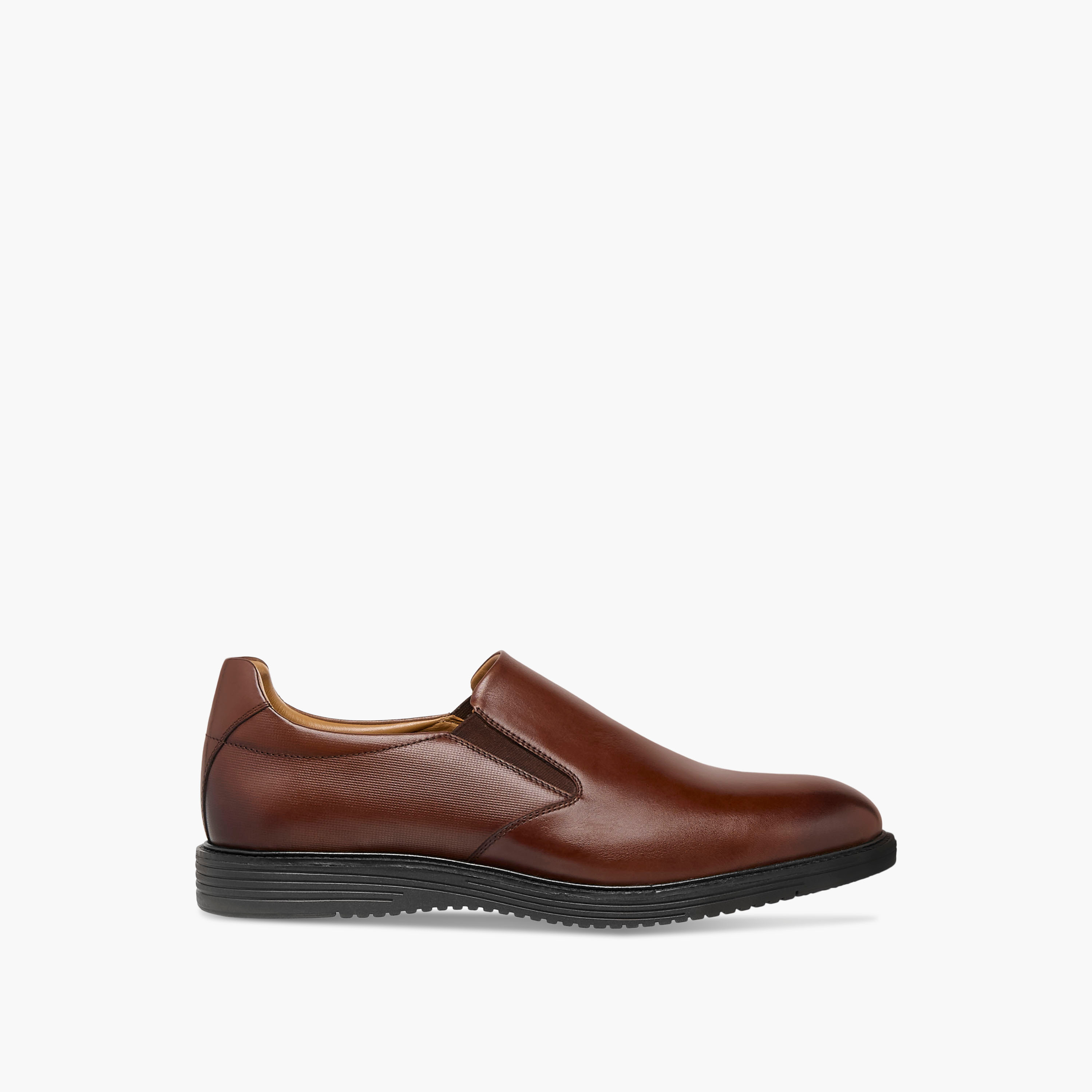 Duchini Men's Leather Solid Slip-On Loafers-men-shoes-formalshoes-image-3
