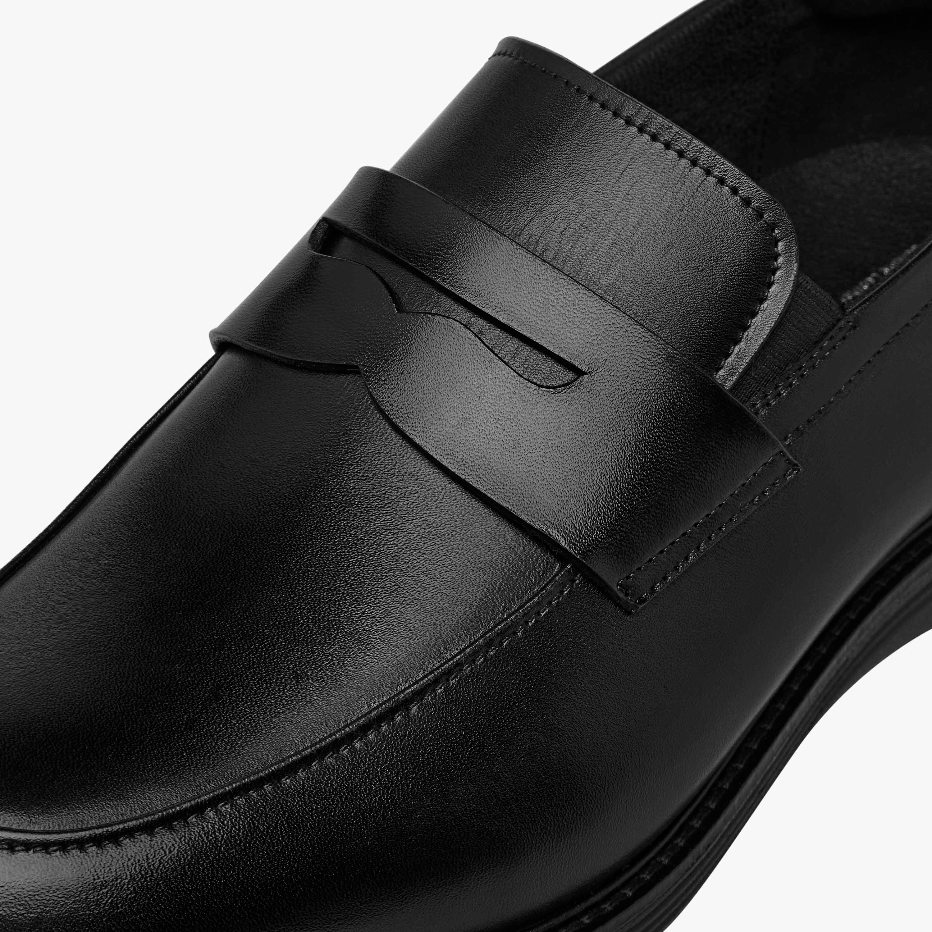 Duchini Men's Leather Cutout Accent Loafers-men-shoes-loafersandmoccasins-image-4