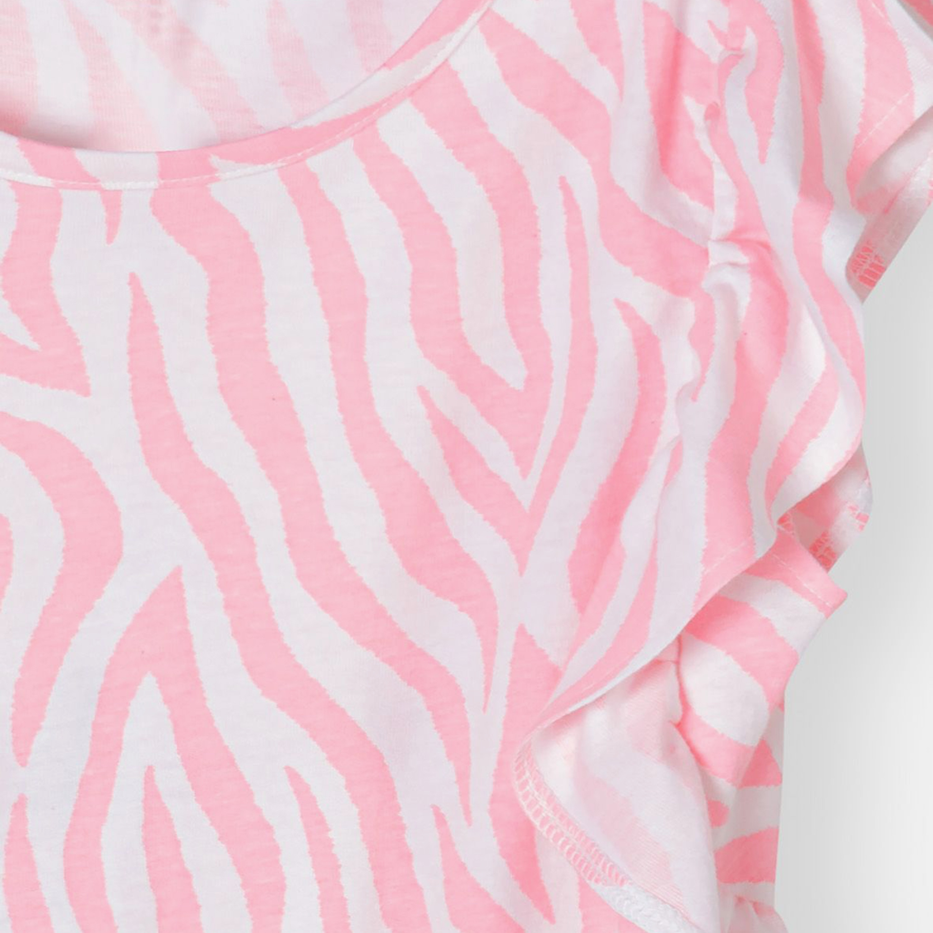 Minoti Printed Cap Sleeves Playsuit-girls-clothing-rompers-image-3