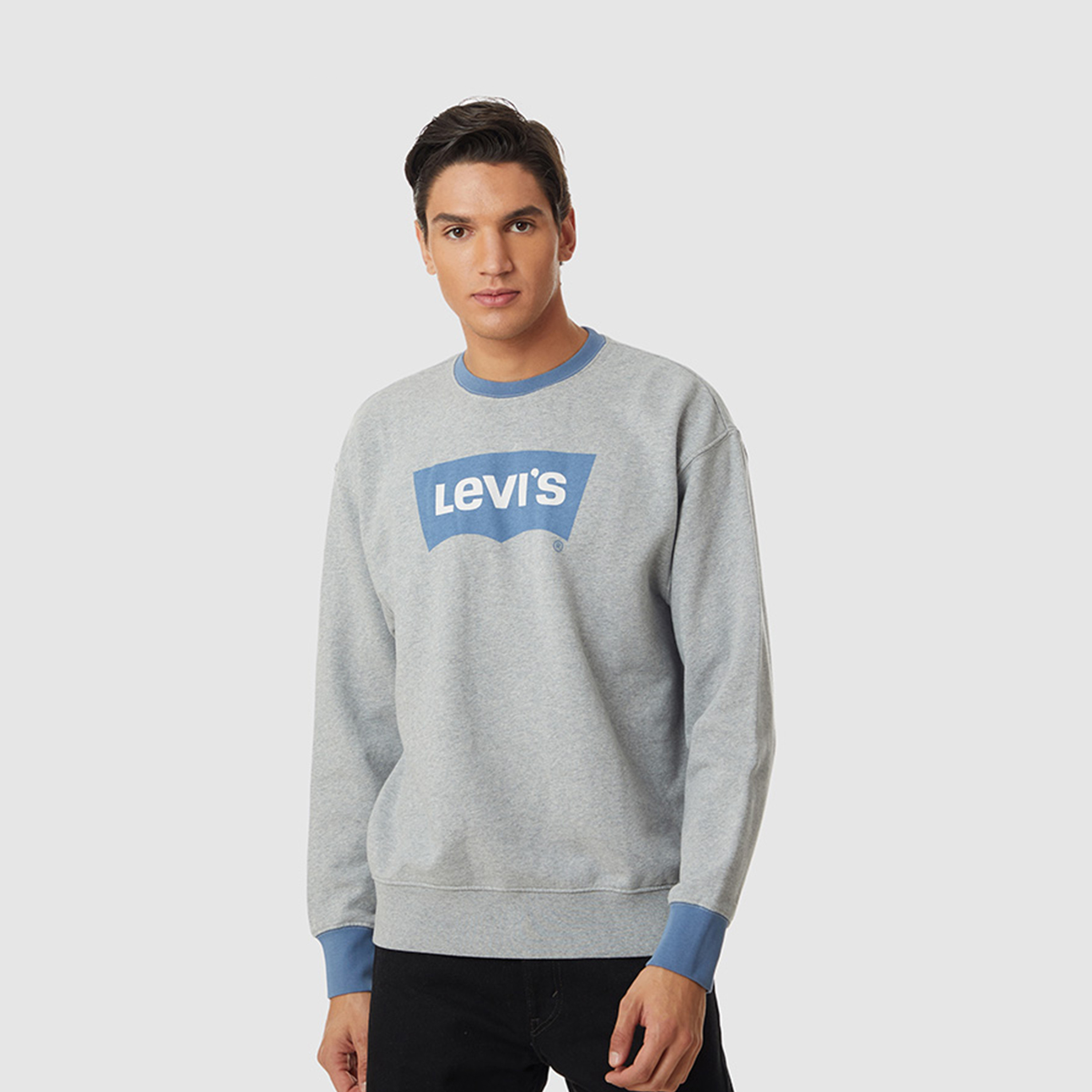 Levi's Men's Relaxed Fit Graphic Crew Neck Long Sleeves Sweatshirts-men-clothing-sweatersandpullovers-image-1