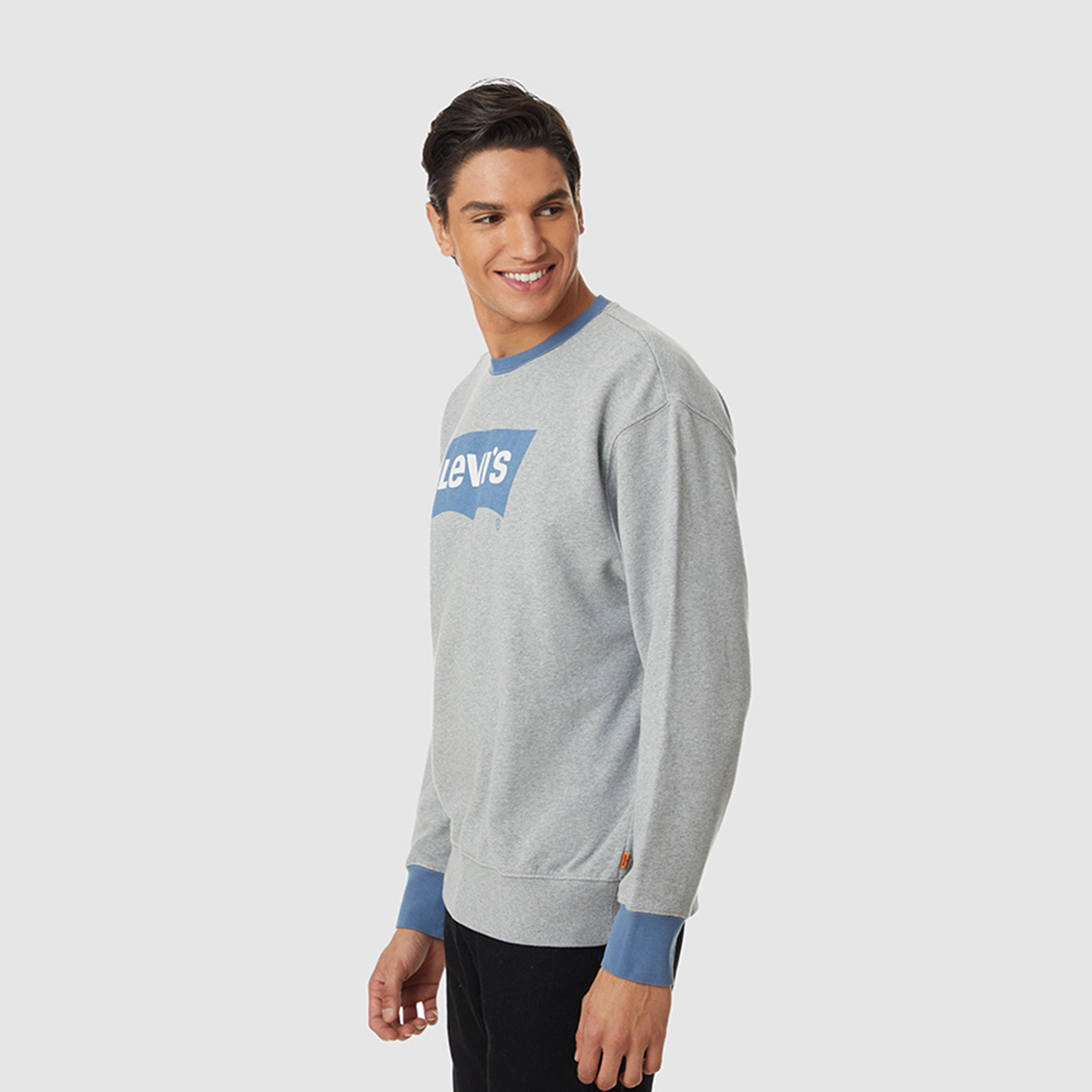 Levi's Men's Relaxed Fit Graphic Crew Neck Long Sleeves Sweatshirts-men-clothing-sweatersandpullovers-image-2