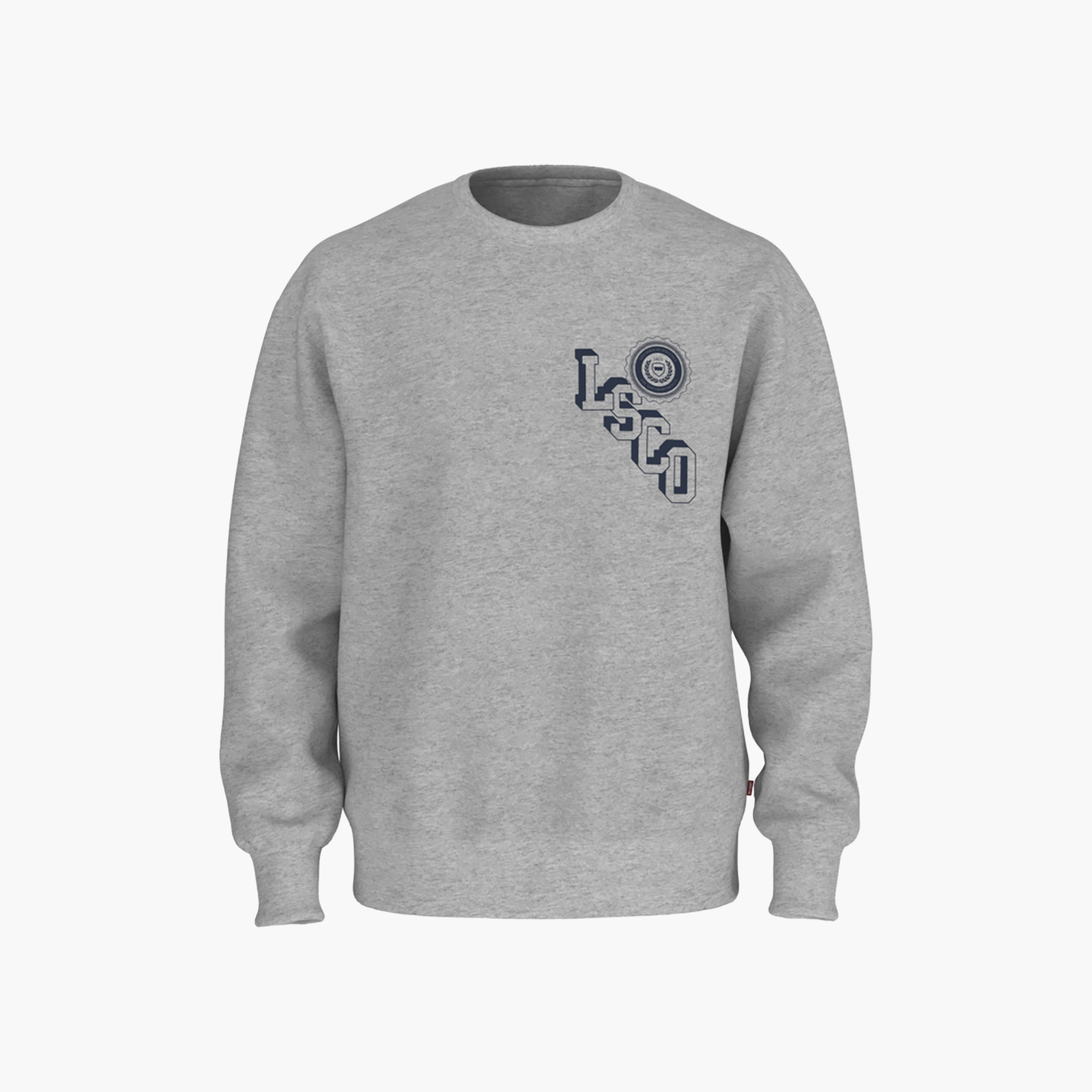 Levi's Logo Crew Neck Long Sleeves Men's Sweatshirt-men-clothing-hoodiesandsweatshirts-image-4