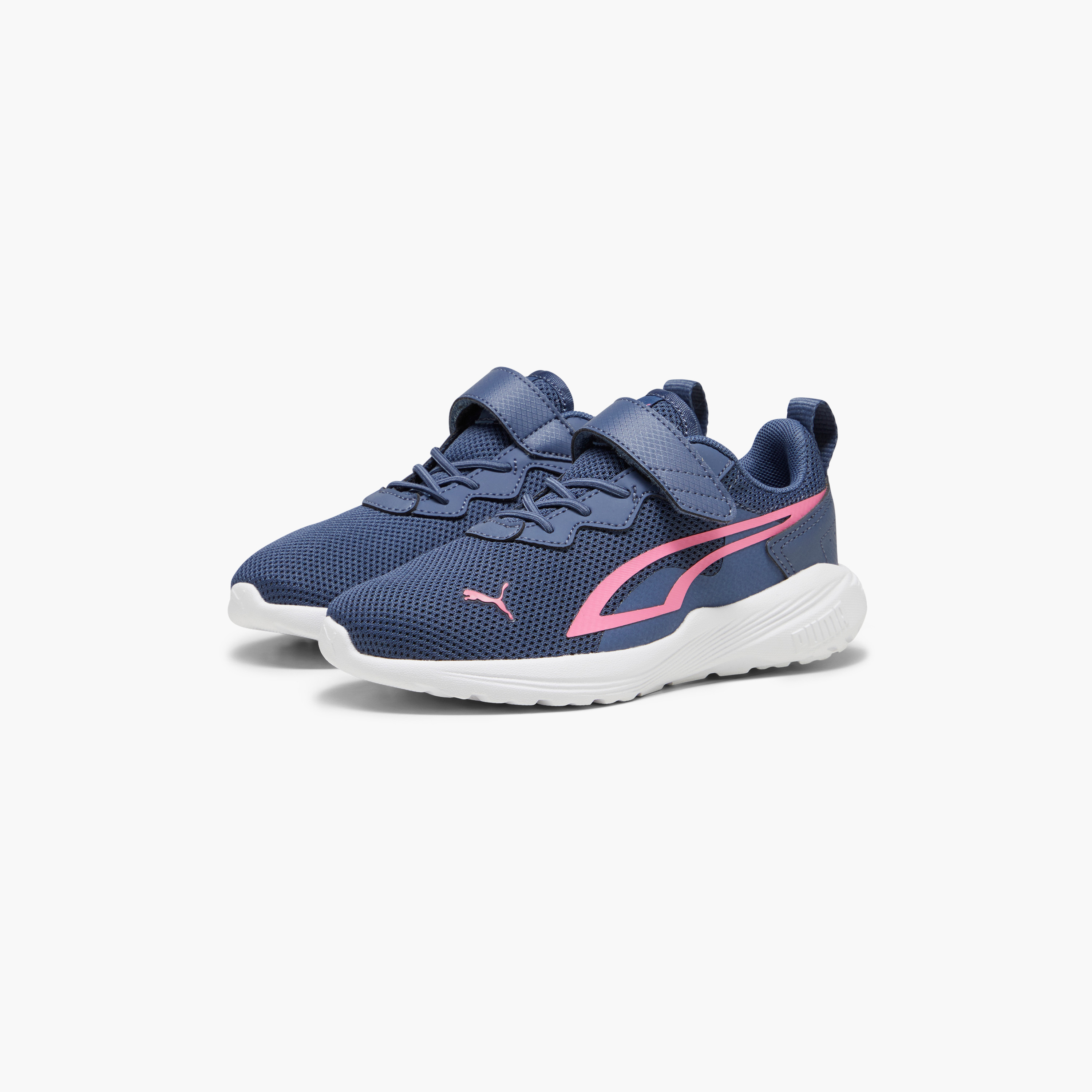 Puma Girls All Day Active Hook & Loop Shoes-girls-shoes-sports-image-1