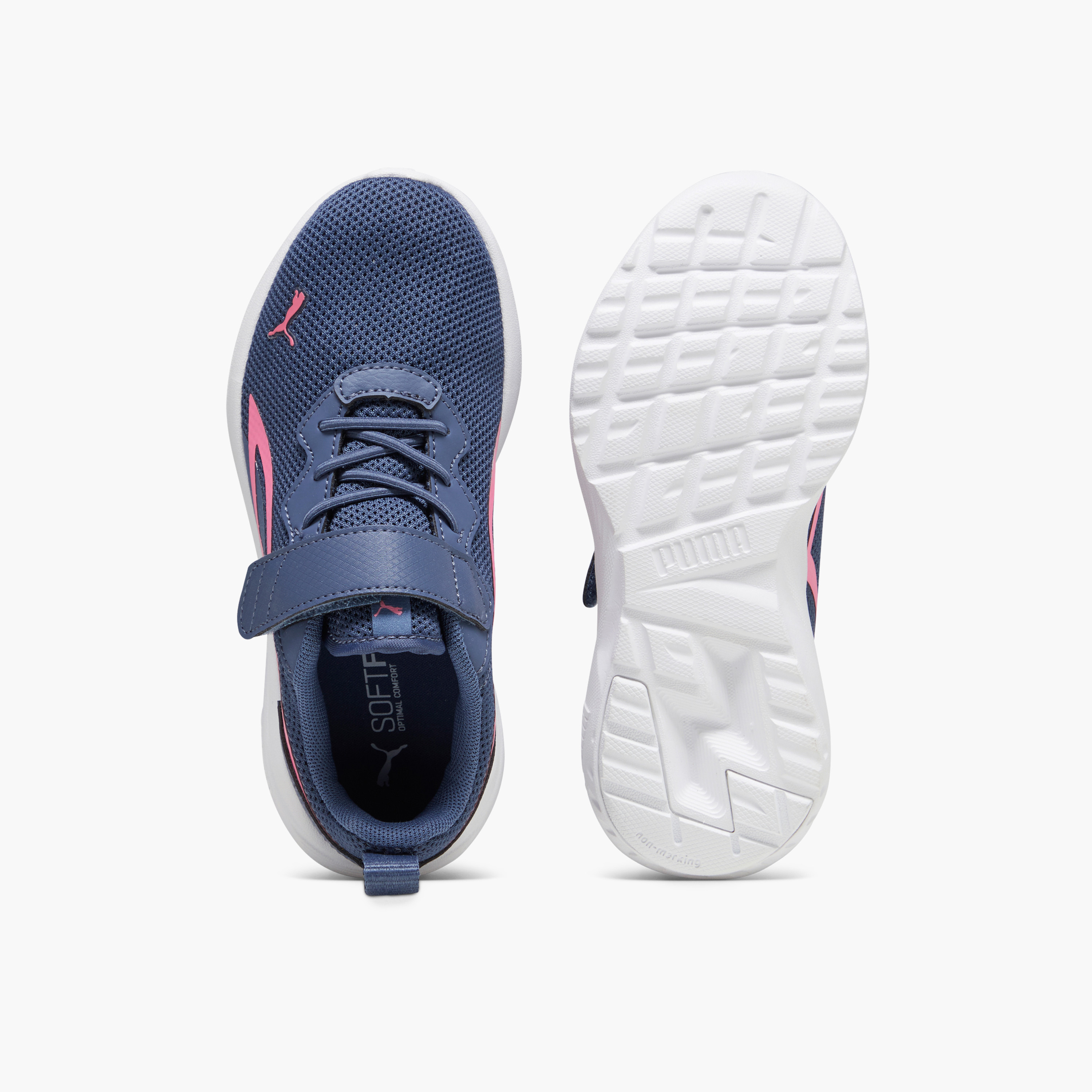 Puma Girls All Day Active Hook & Loop Shoes-girls-shoes-sports-image-4