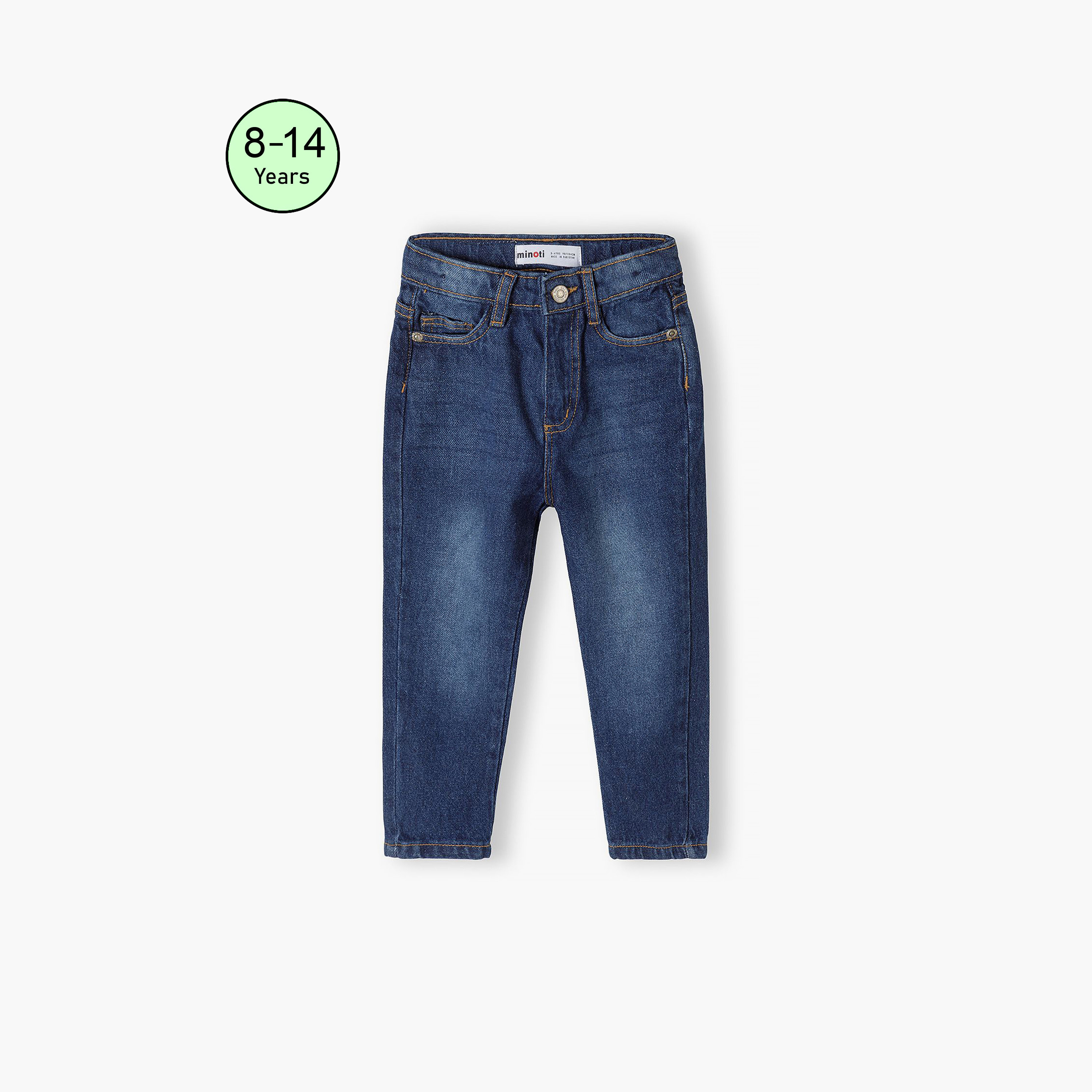 Minoti Solid Mom Fit Denim Jeans-girls-clothing-bottoms-jeansandjeggings-image-1