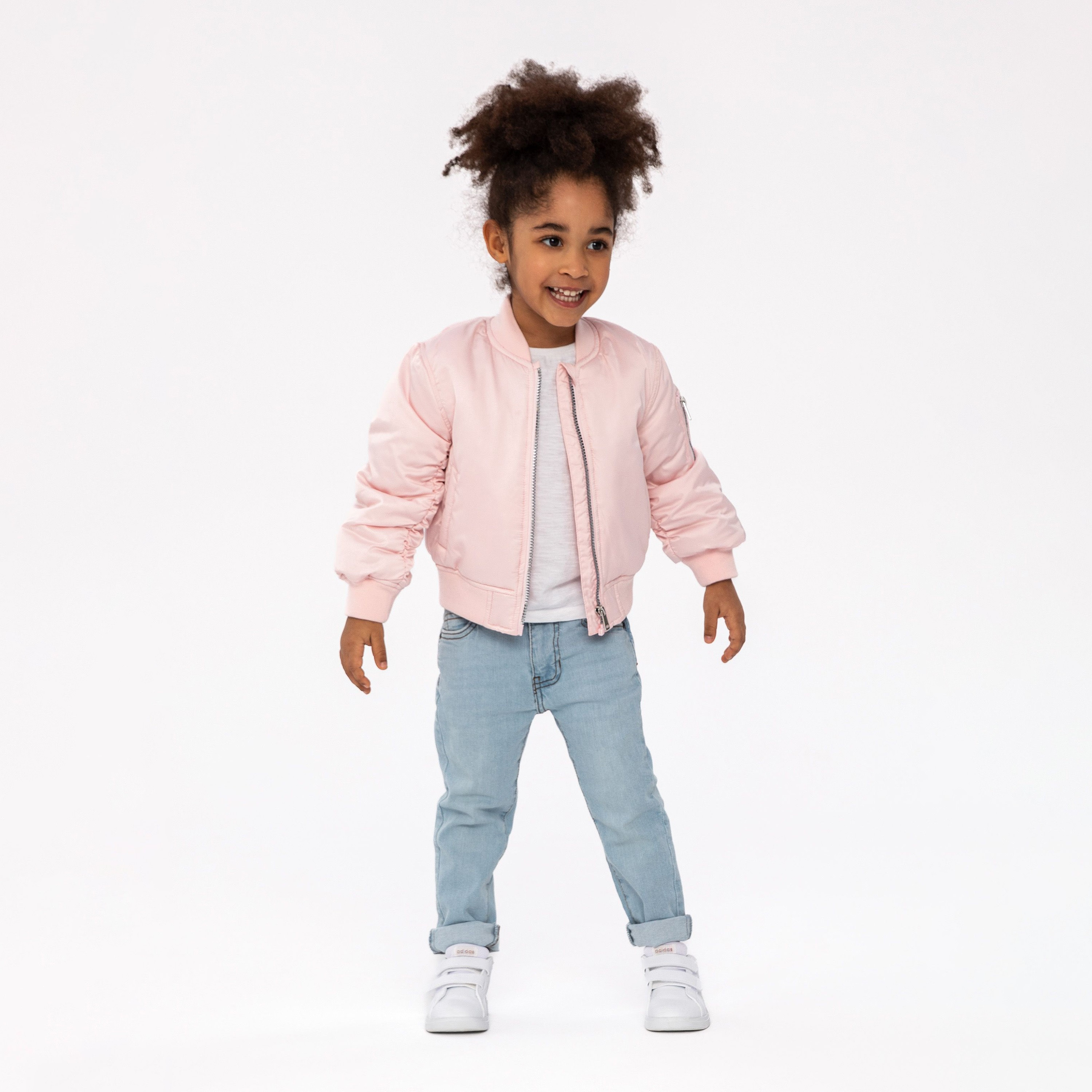 Minoti Solid Long Sleeves Jacket-baby-girls-clothing-winterwear-jacketsandcoats-image-5