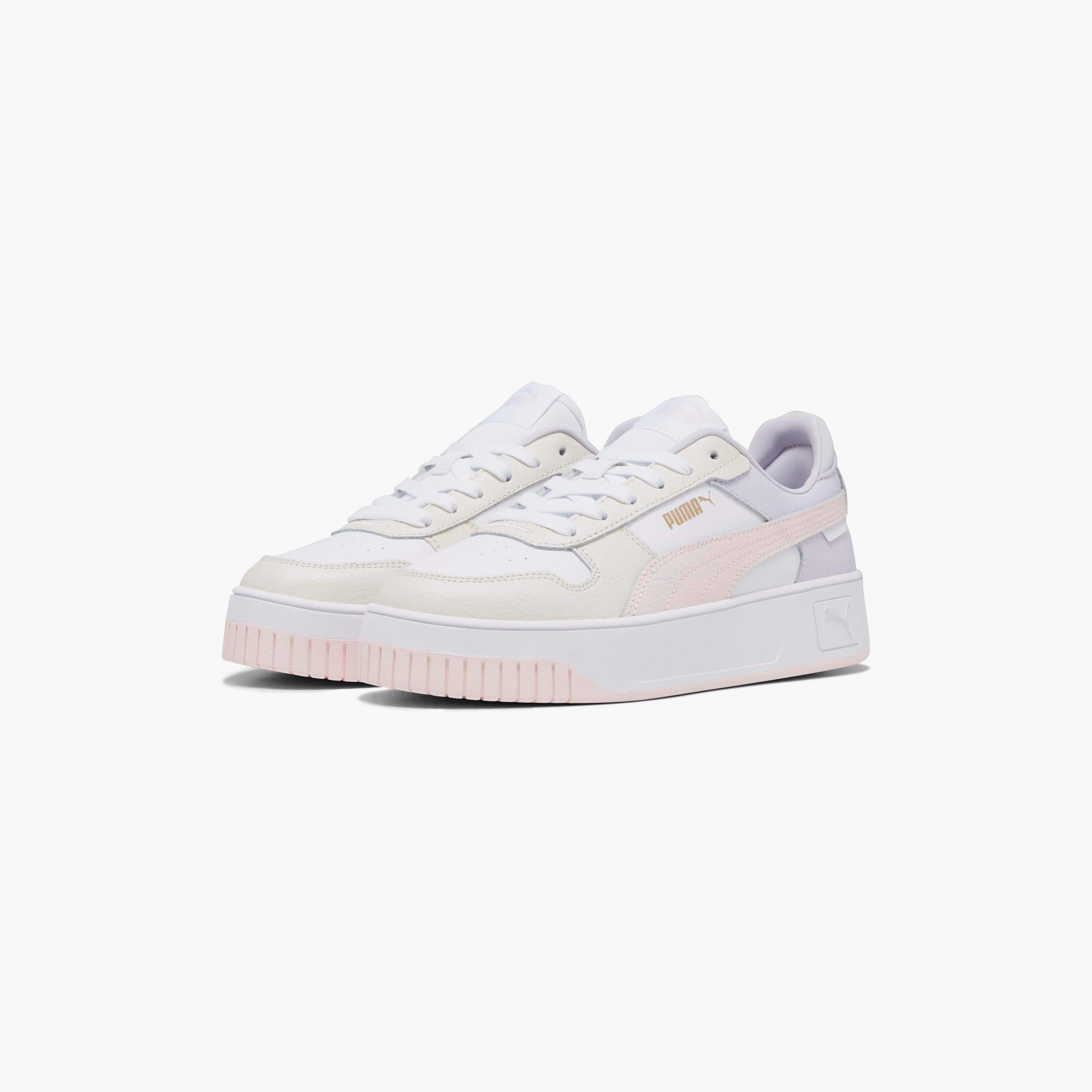 Puma cali remix cream color 2024 block sneakers