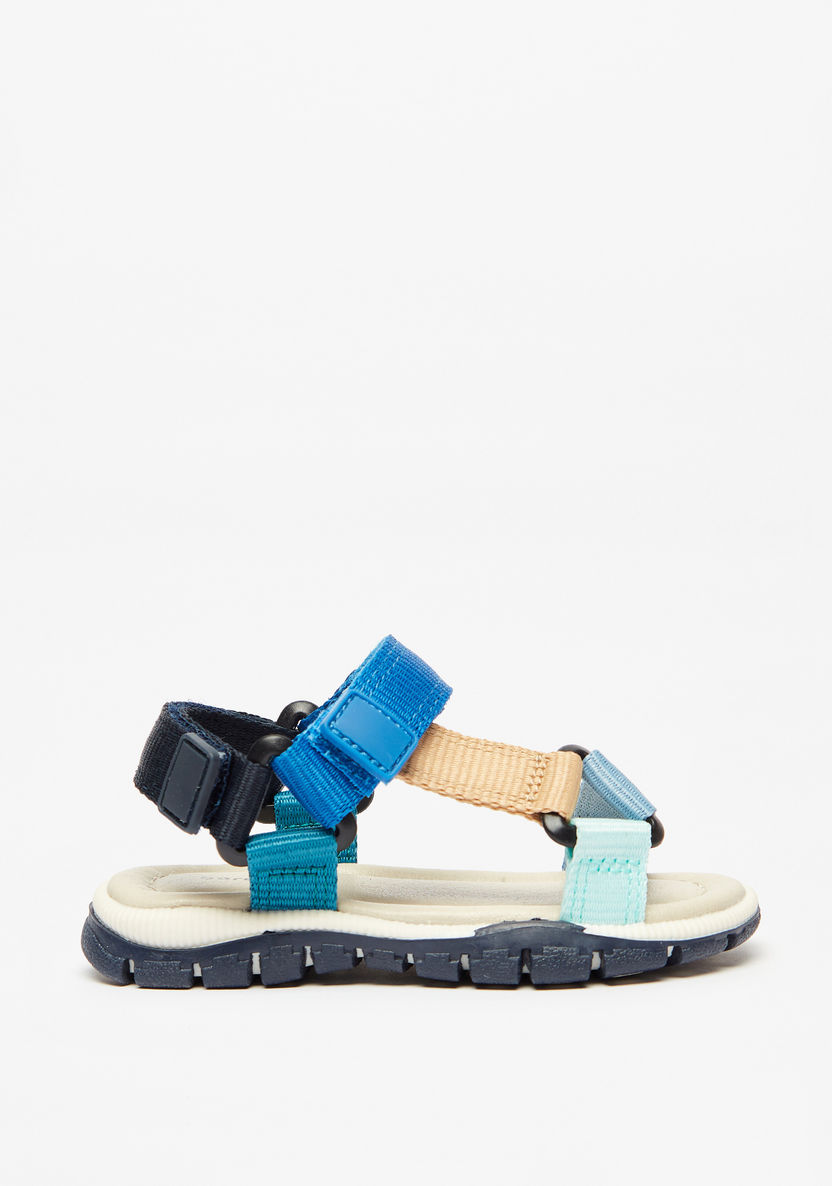 Barefeet Strappy Floaters with Hook and Loop Closure-Baby Boy%27s Sandals-image-2