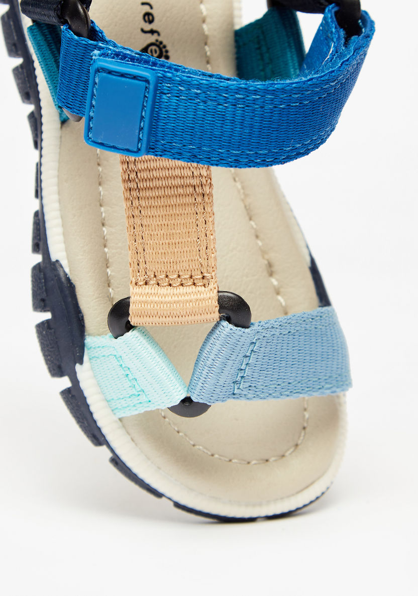 Barefeet Strappy Floaters with Hook and Loop Closure-Baby Boy%27s Sandals-image-3