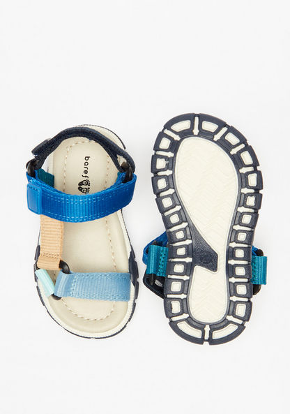 Barefeet Strappy Floaters with Hook and Loop Closure-Boy%27s Sandals-image-4