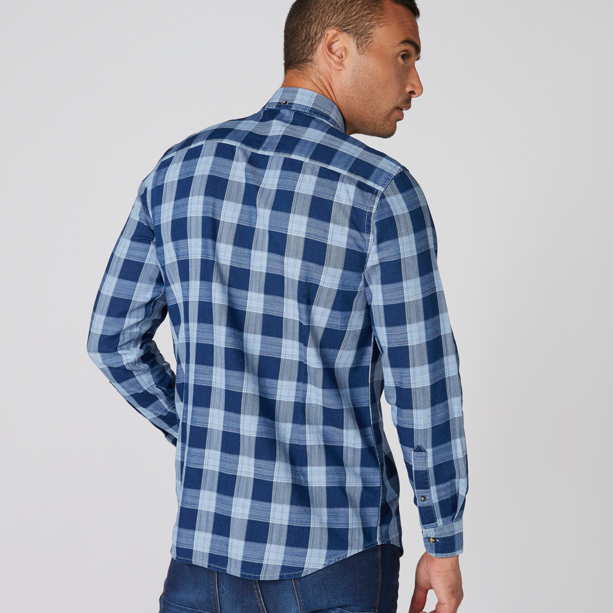 قميص كاروهات بأكمام طويلة-men-clothing-shirts-image-2