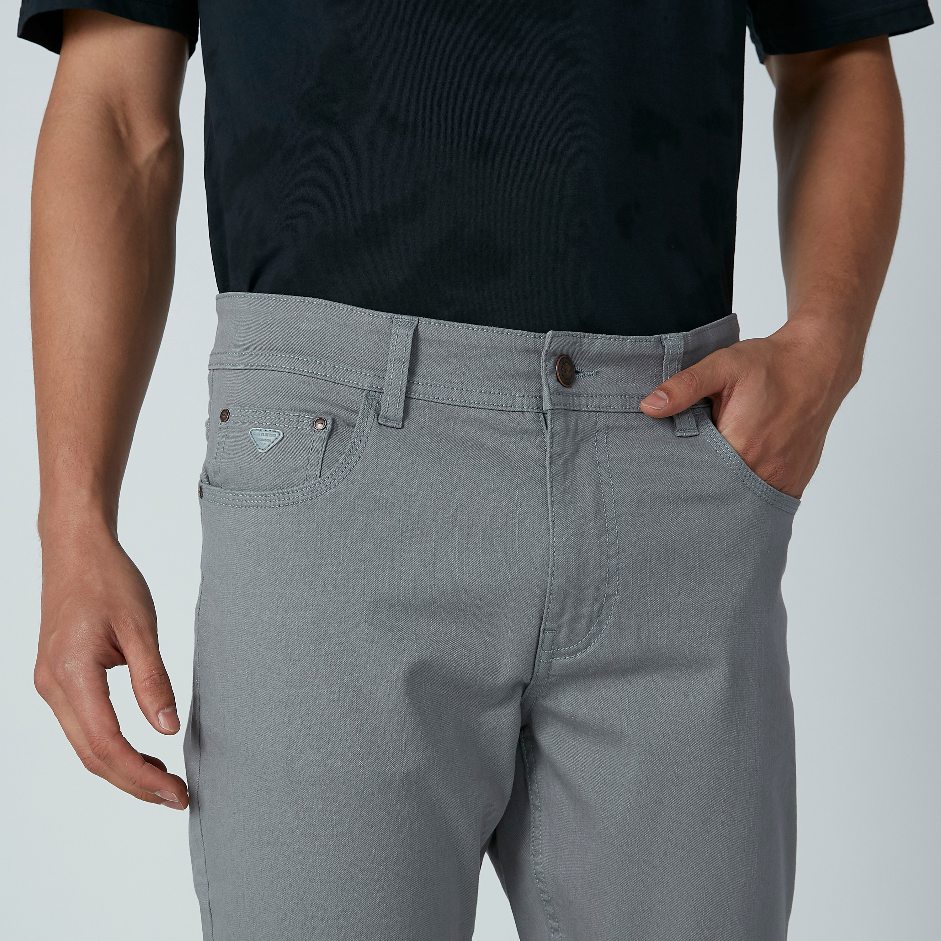 Solid Slim-Fit Jeans with Pocket Detail-men-clothing-bottoms-jeans-image-5