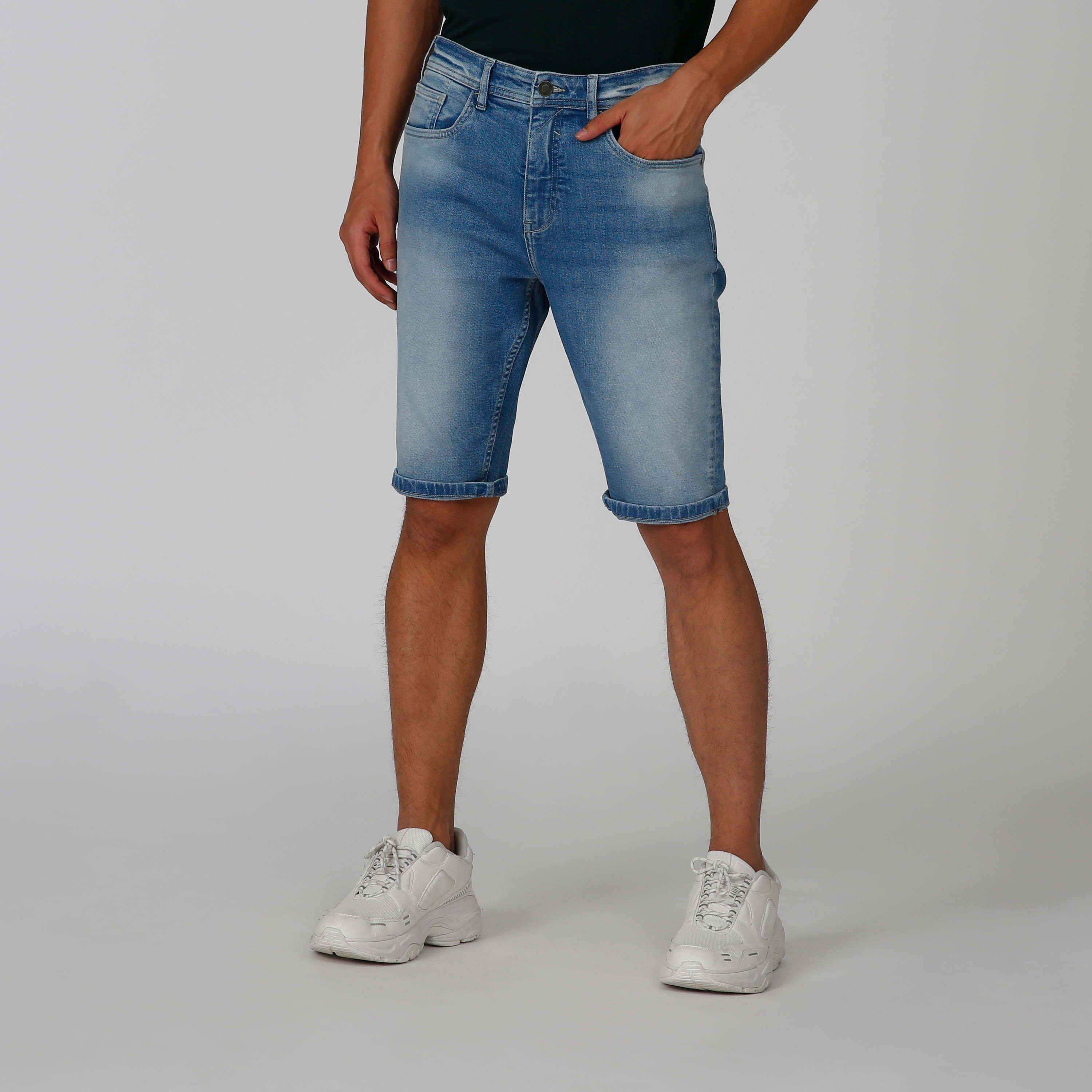 Sustainable hot sale denim shorts