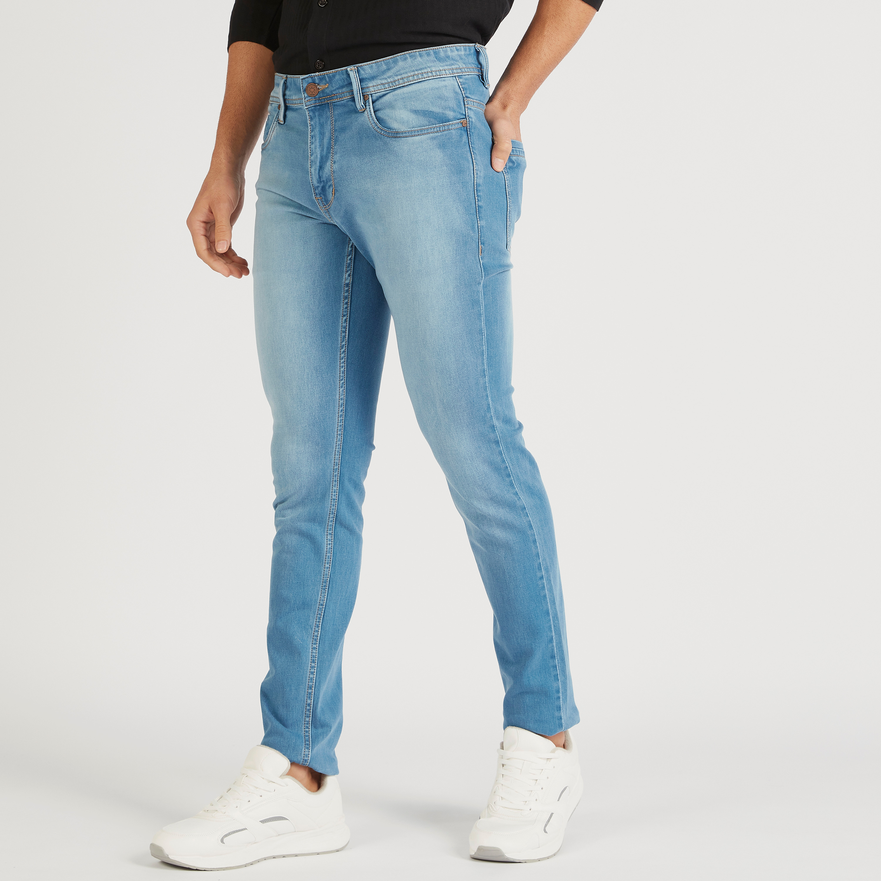 Denim slim fit sales jeans