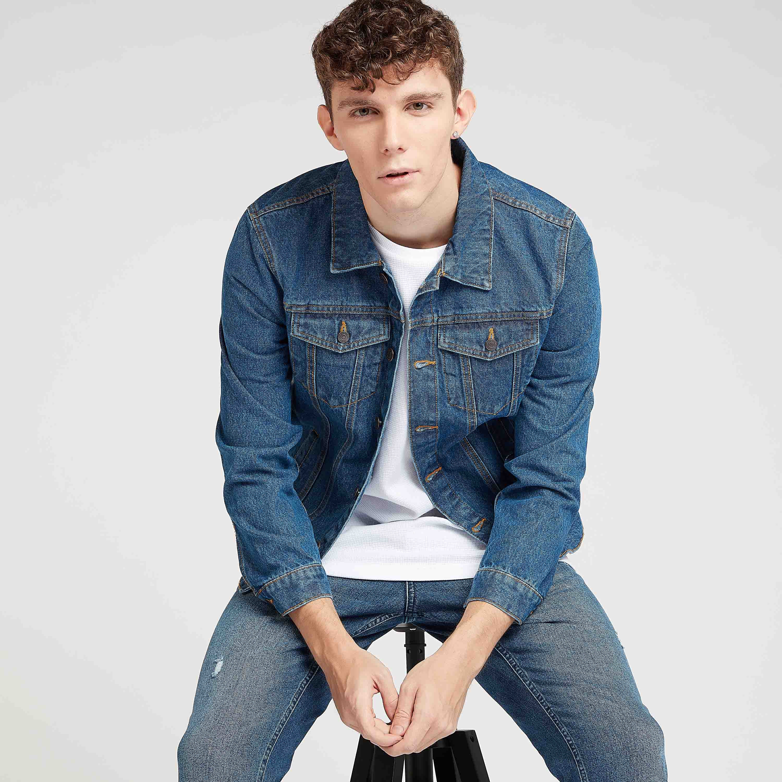 Denim jackets sale cheap online men