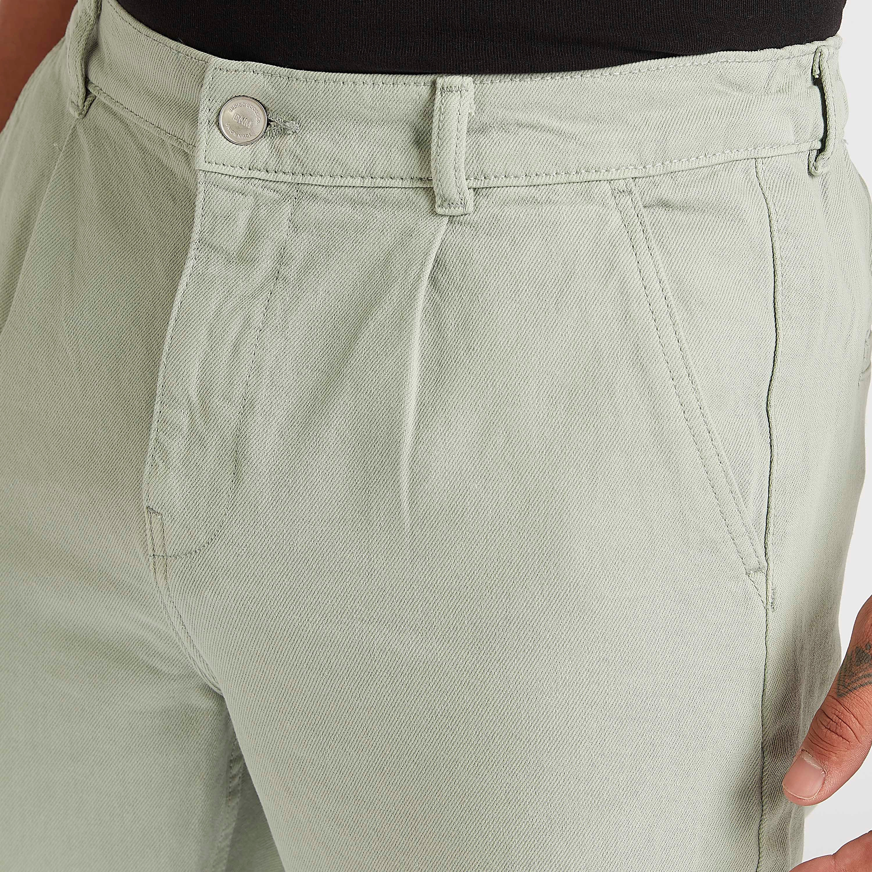 Solid Mid-Rise Jeans with Pockets and Button Closure-men-clothing-bottoms-jeans-image-3