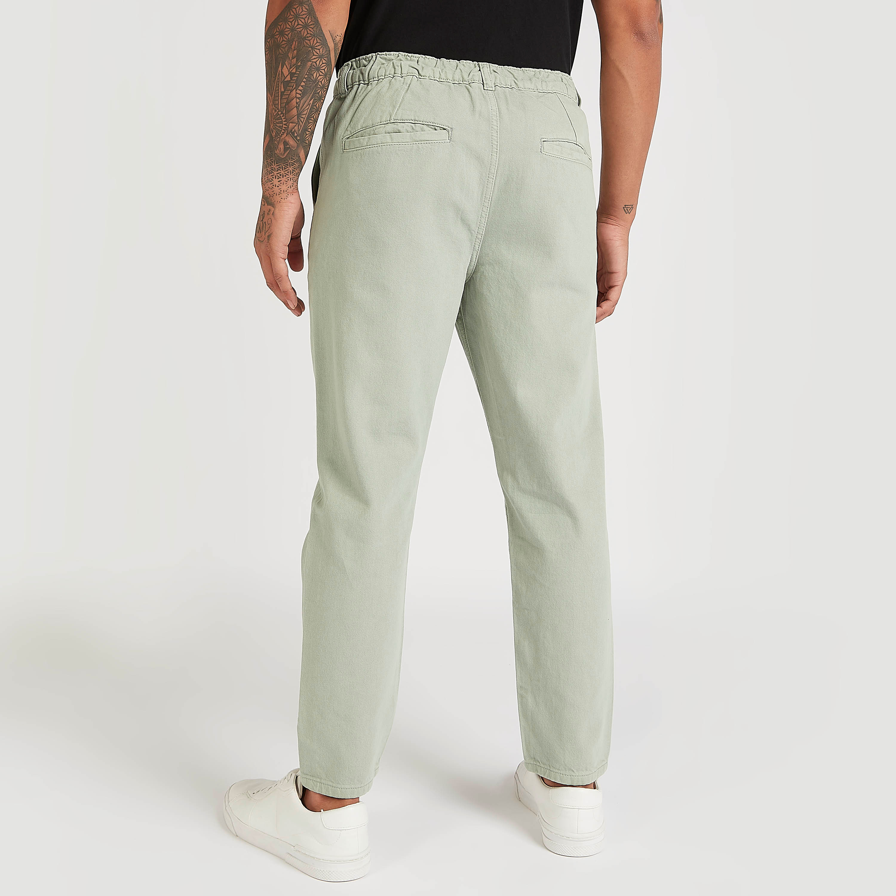 Solid Mid-Rise Jeans with Pockets and Button Closure-men-clothing-bottoms-jeans-image-4