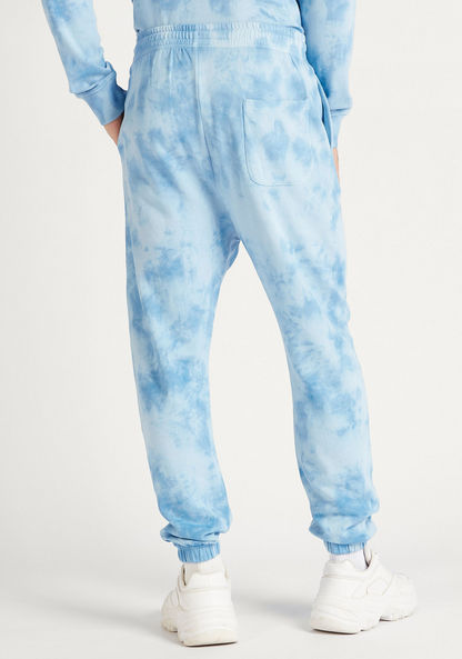 Tie-Dye Joggers with Drawstring Closure and Pockets