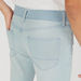 Solid Slim Fit Jeans with Zip Closure and Pockets-Jeans-thumbnailMobile-4