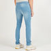 Solid Slim Fit Jeans with Zip Closure and Pockets-Jeans-thumbnail-3