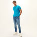 Solid Slim Fit Jeans with Zip Closure and Pockets-Jeans-thumbnailMobile-1