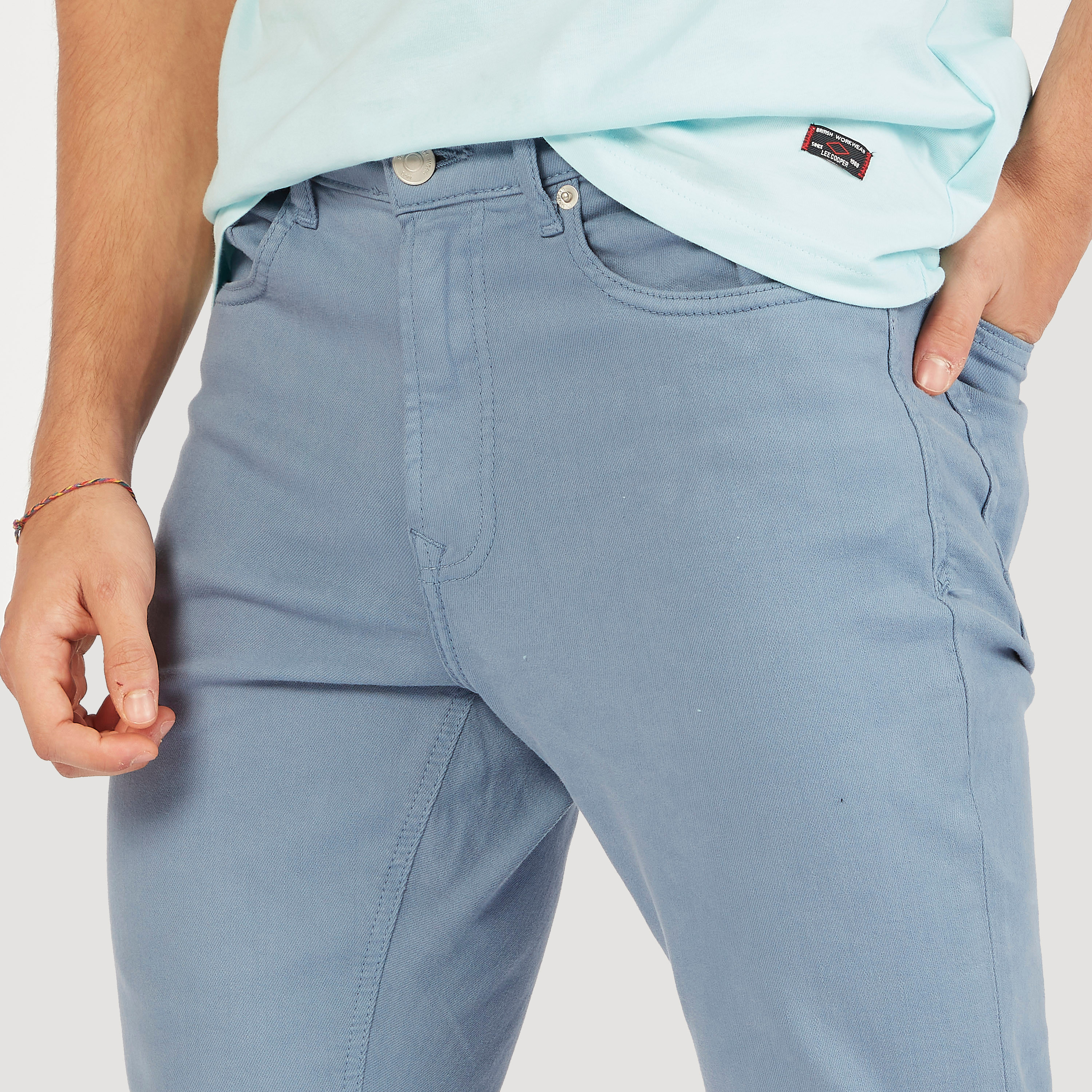 Solid Skinny Fit Jeans with Pockets and Button Closure-men-clothing-jeans-image-17