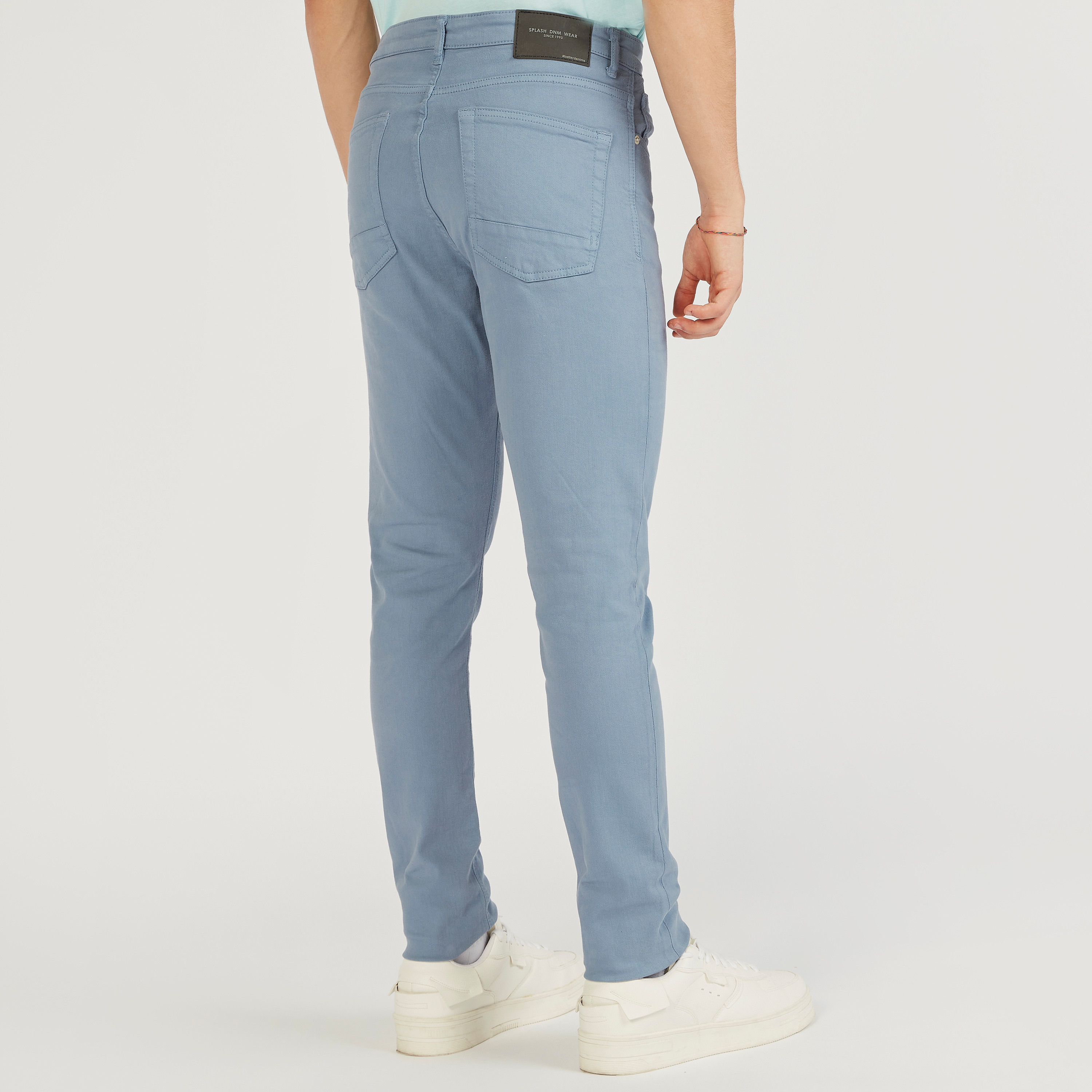 Solid Skinny Fit Jeans with Pockets and Button Closure-men-clothing-jeans-image-18