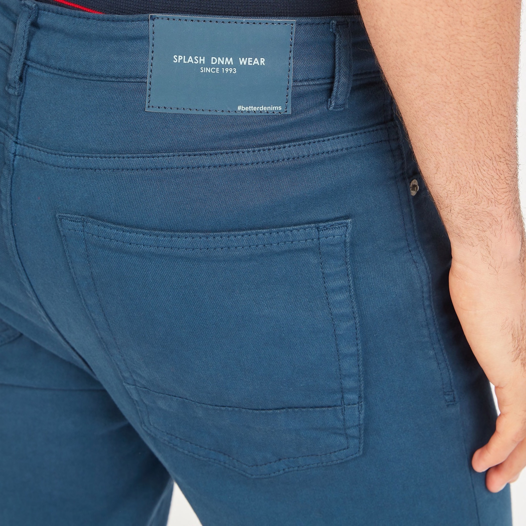 Solid Skinny Fit Jeans with Pockets and Button Closure-men-clothing-jeans-image-24