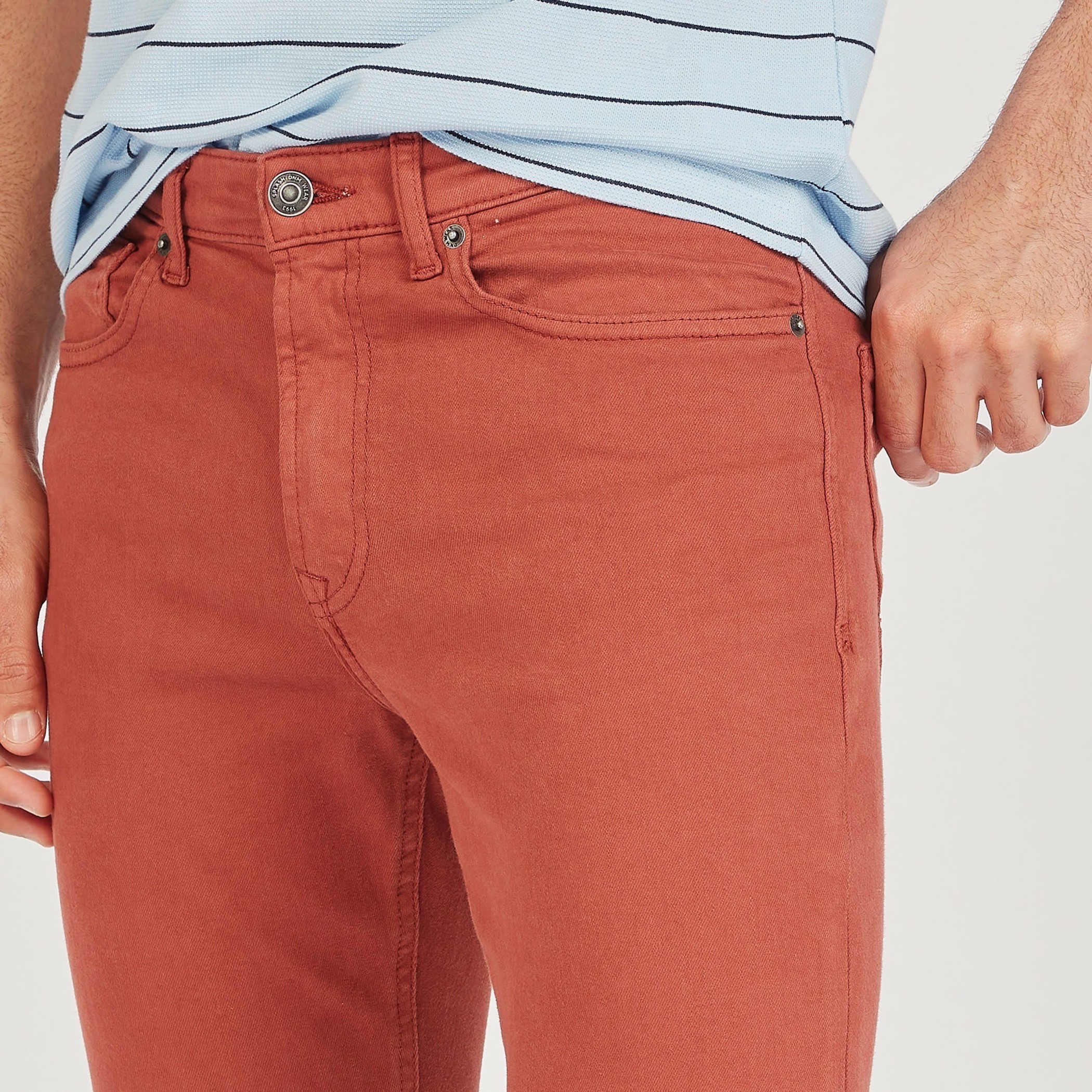 Solid Skinny Fit Jeans with Pockets and Button Closure-men-clothing-jeans-image-12