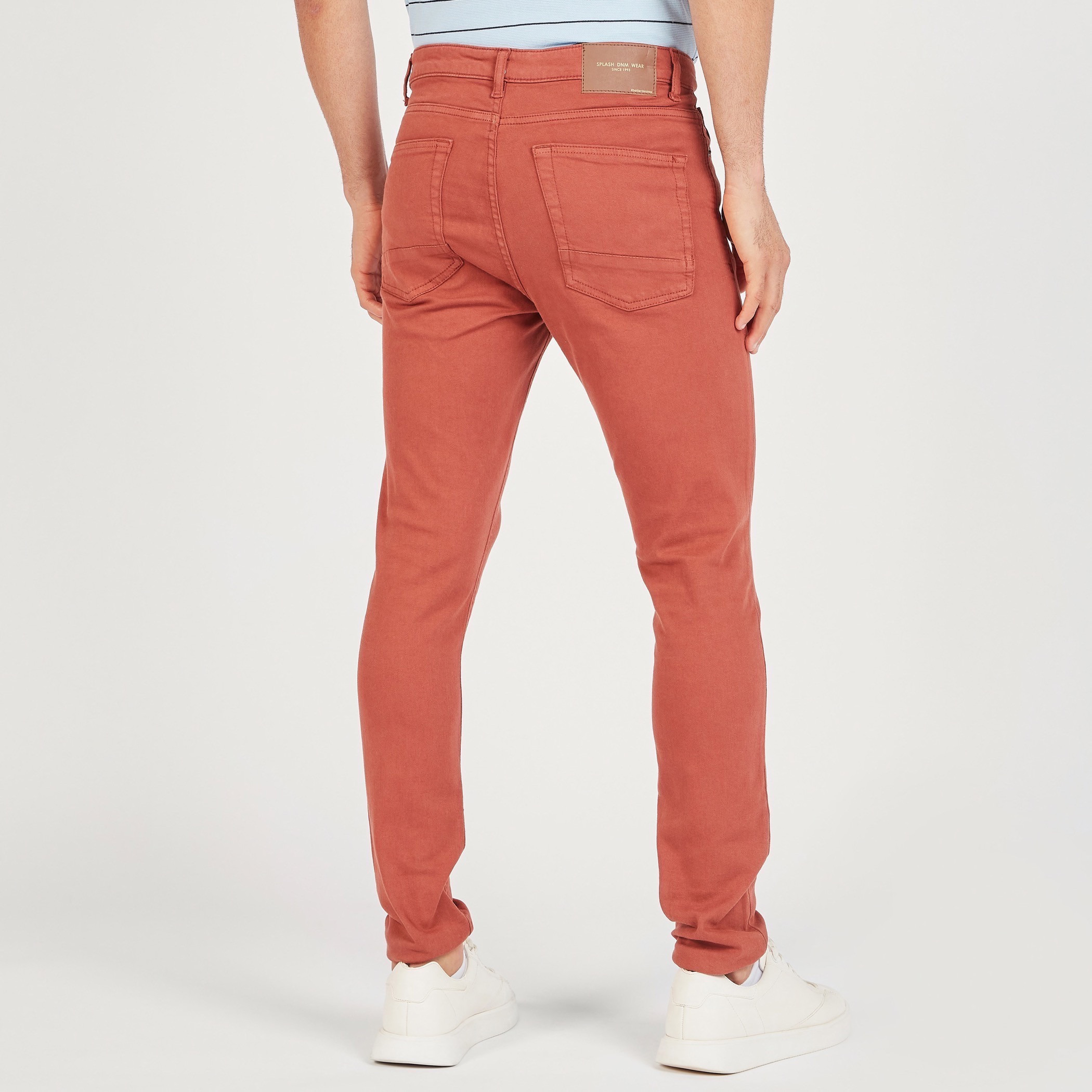 Solid Skinny Fit Jeans with Pockets and Button Closure-men-clothing-jeans-image-13