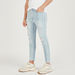 Ripped Mid-Rise Jeans with Button Closure and Pockets-Jeans-thumbnailMobile-0