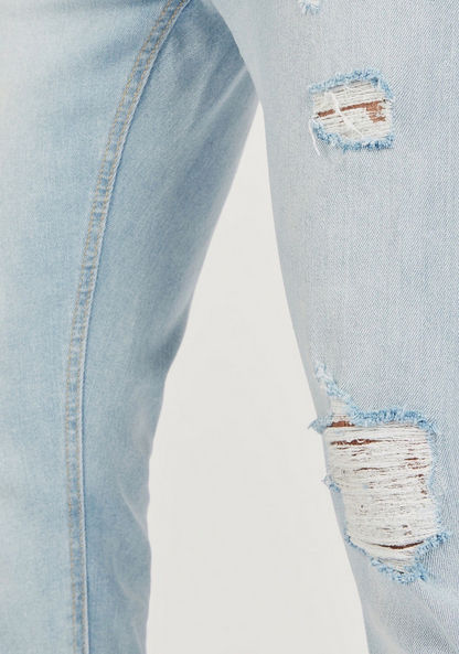 Ripped Mid-Rise Jeans with Button Closure and Pockets-Jeans-image-4