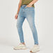 Mid-Rise Jeans with Button Closure and Pockets-Jeans-thumbnail-0