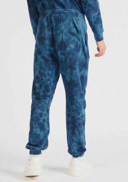 Tie-Dye Print Joggers with Drawstring Closure-Joggers-image-3