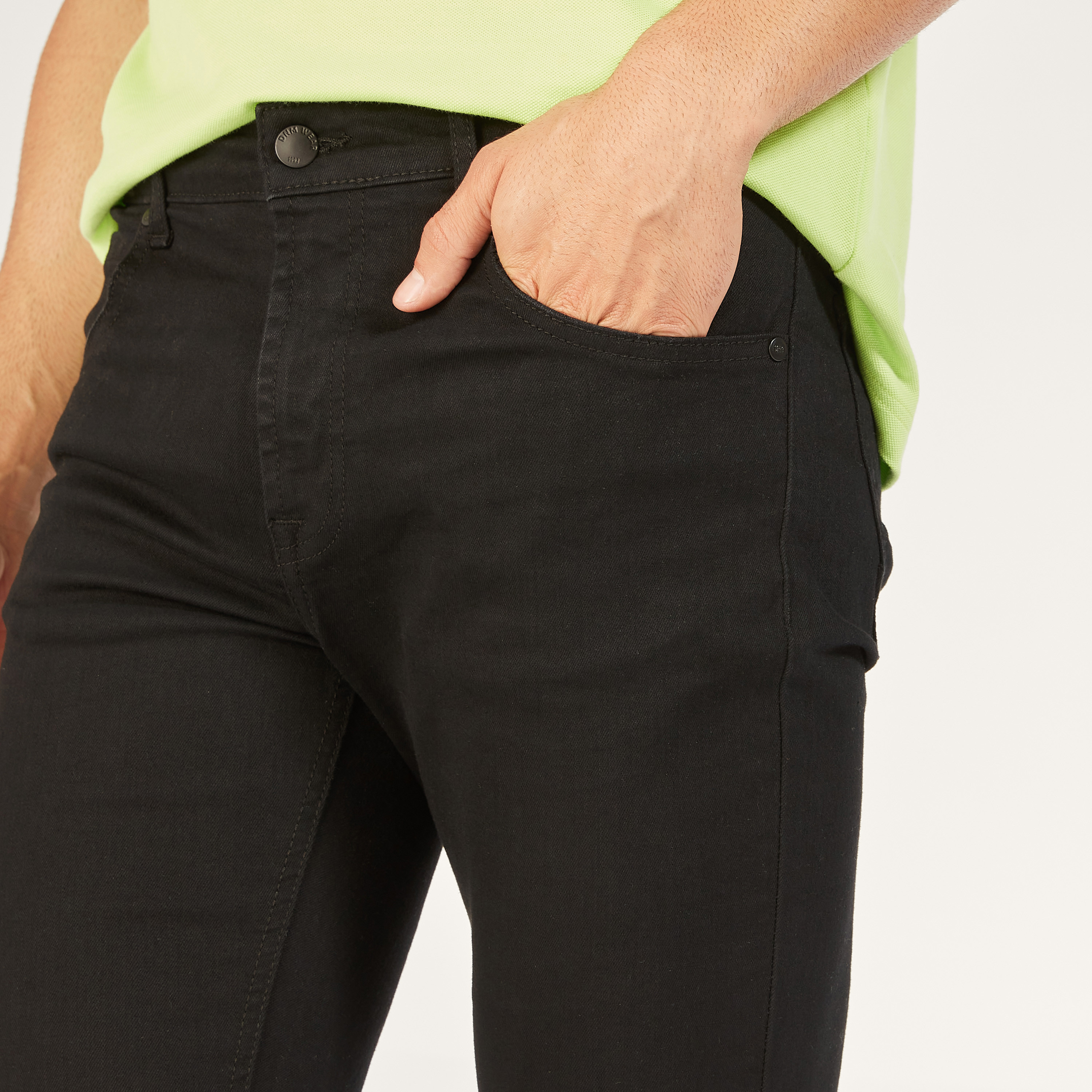 Solid Mid-Rise Jeans with Button Closure and Pockets-men-clothing-bottoms-jeans-image-13