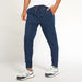 Solid Denim Joggers with Drawstring Closure and Pockets-Jeans-thumbnailMobile-0