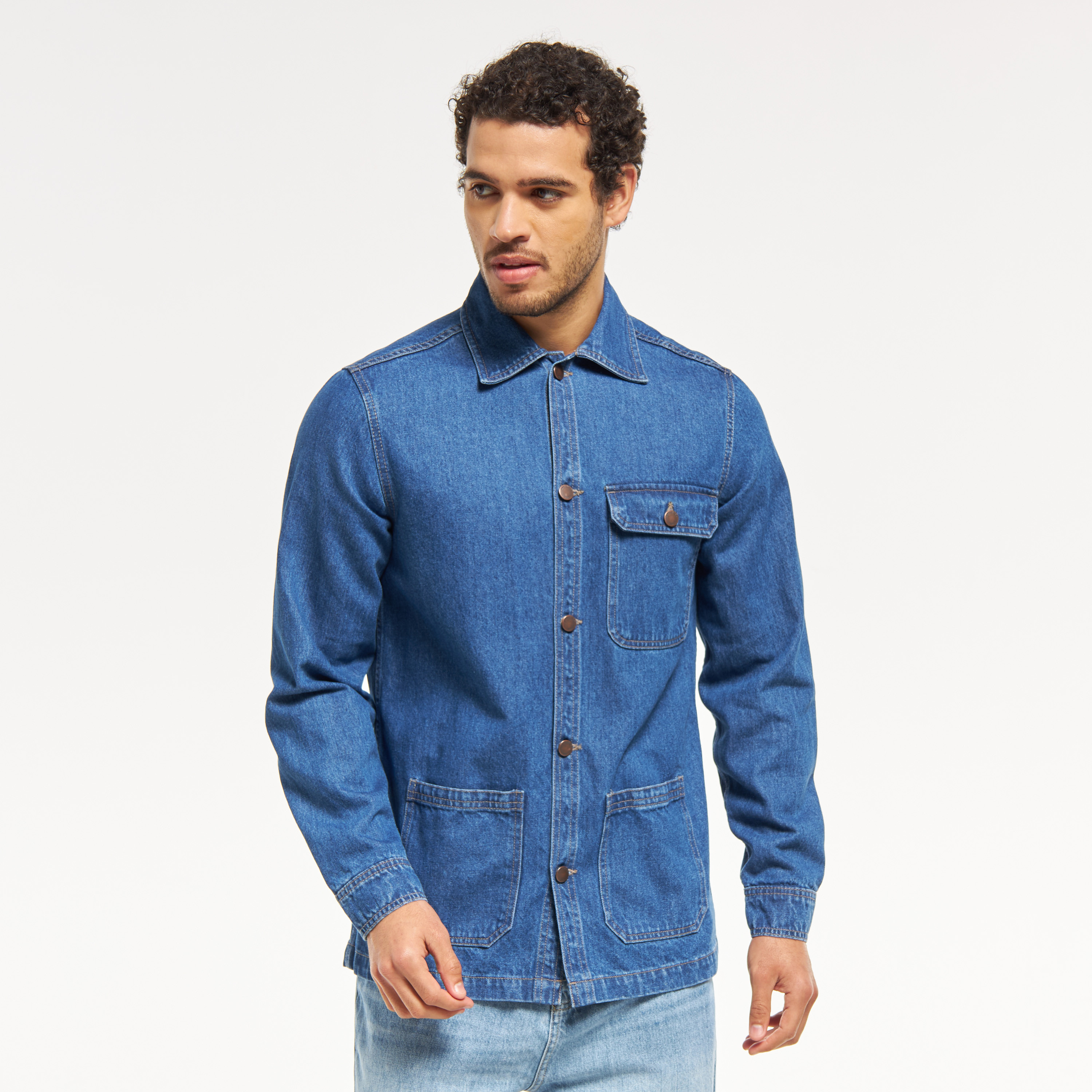 Jeans sales long shirt