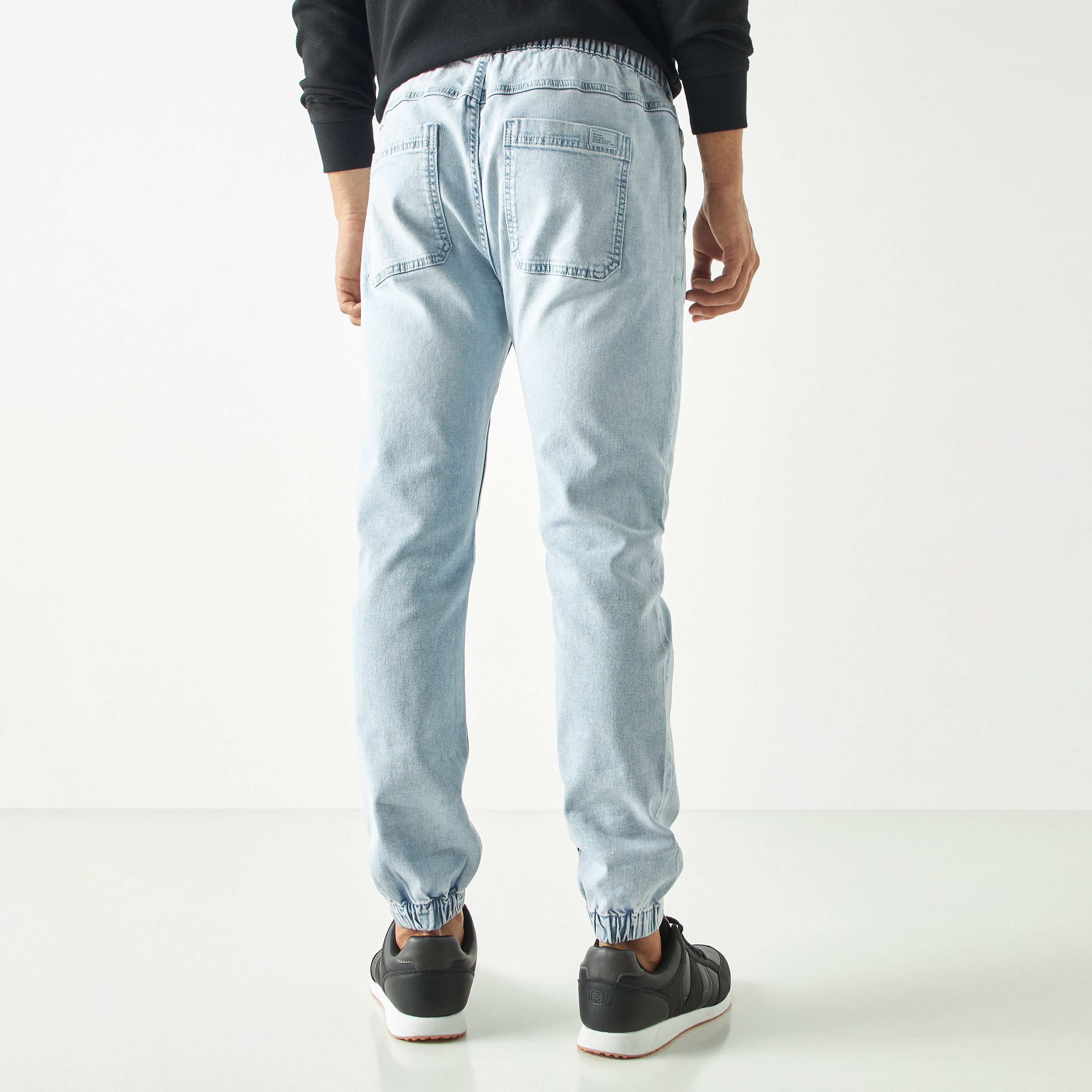 Bershka discount denim joggers