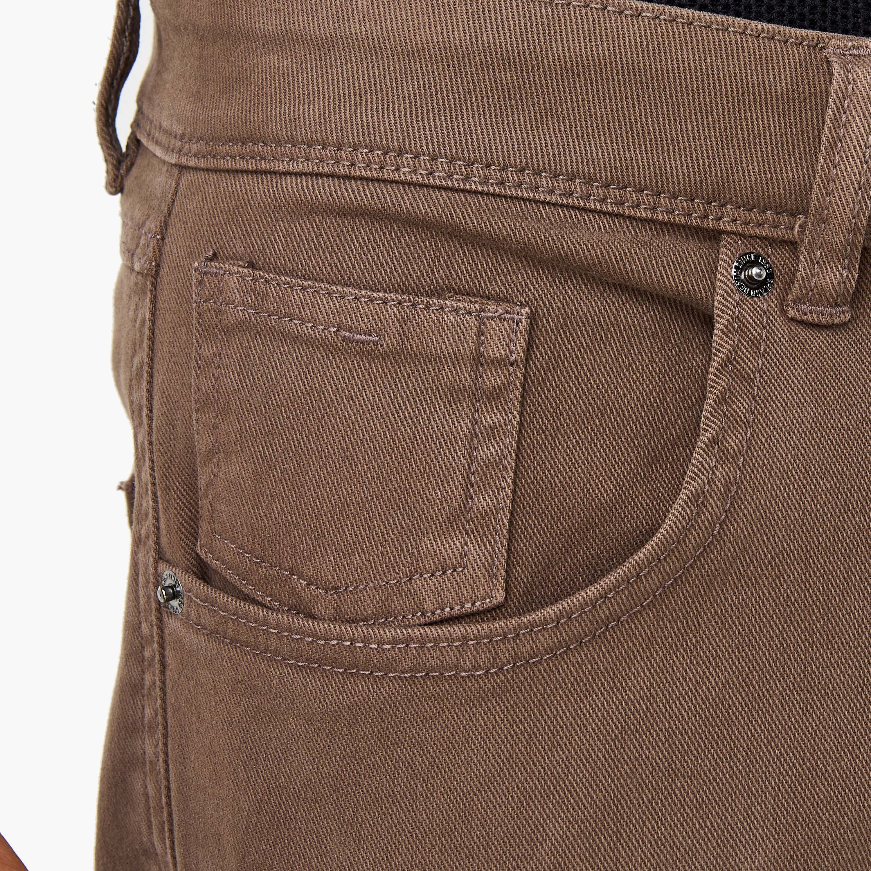 Slim Fit Mid-Rise Jeans with Button Closure-men-clothing-bottoms-jeans-image-5