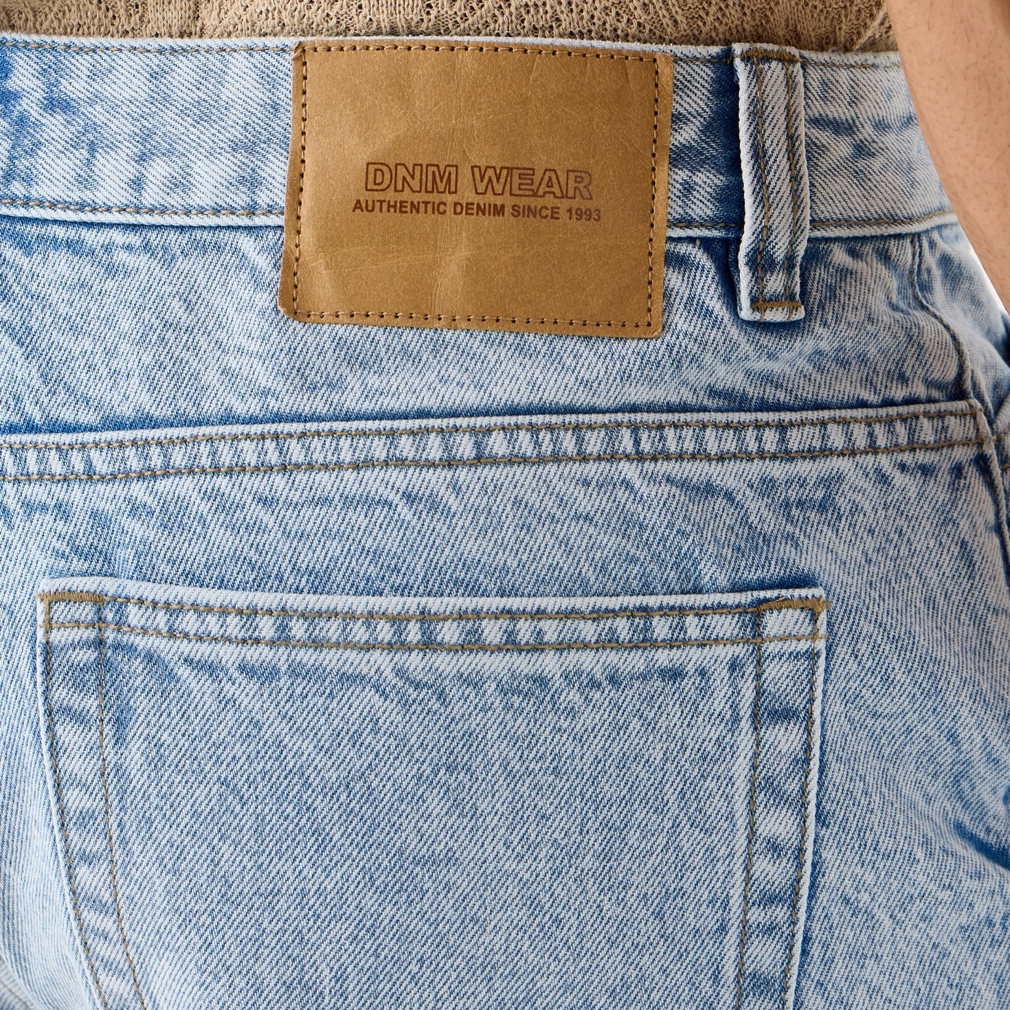 Denim Shorts with Button Closure and Pockets-men-clothing-bottoms-shorts-image-5