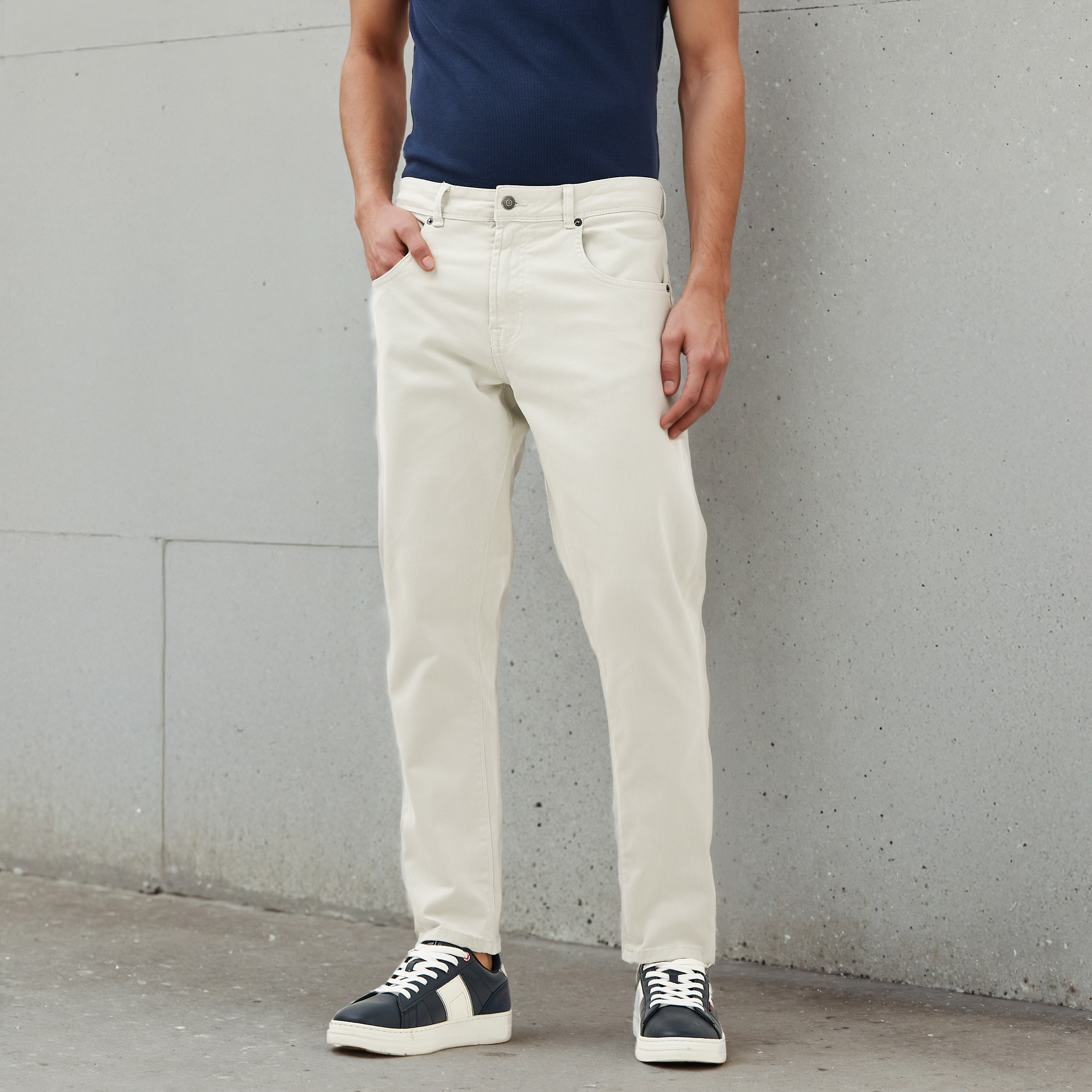 Slim Fit Jeans with Pockets-men-clothing-bottoms-jeans-image-1