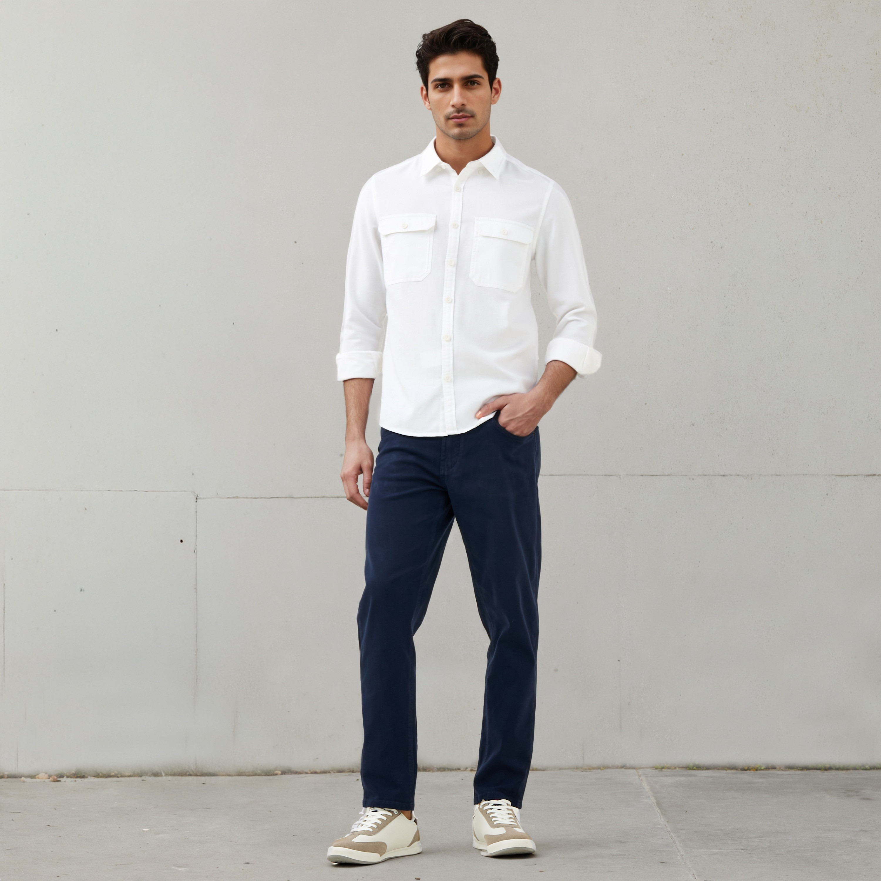 Slim Fit Jeans with Pockets-men-clothing-bottoms-jeans-image-2