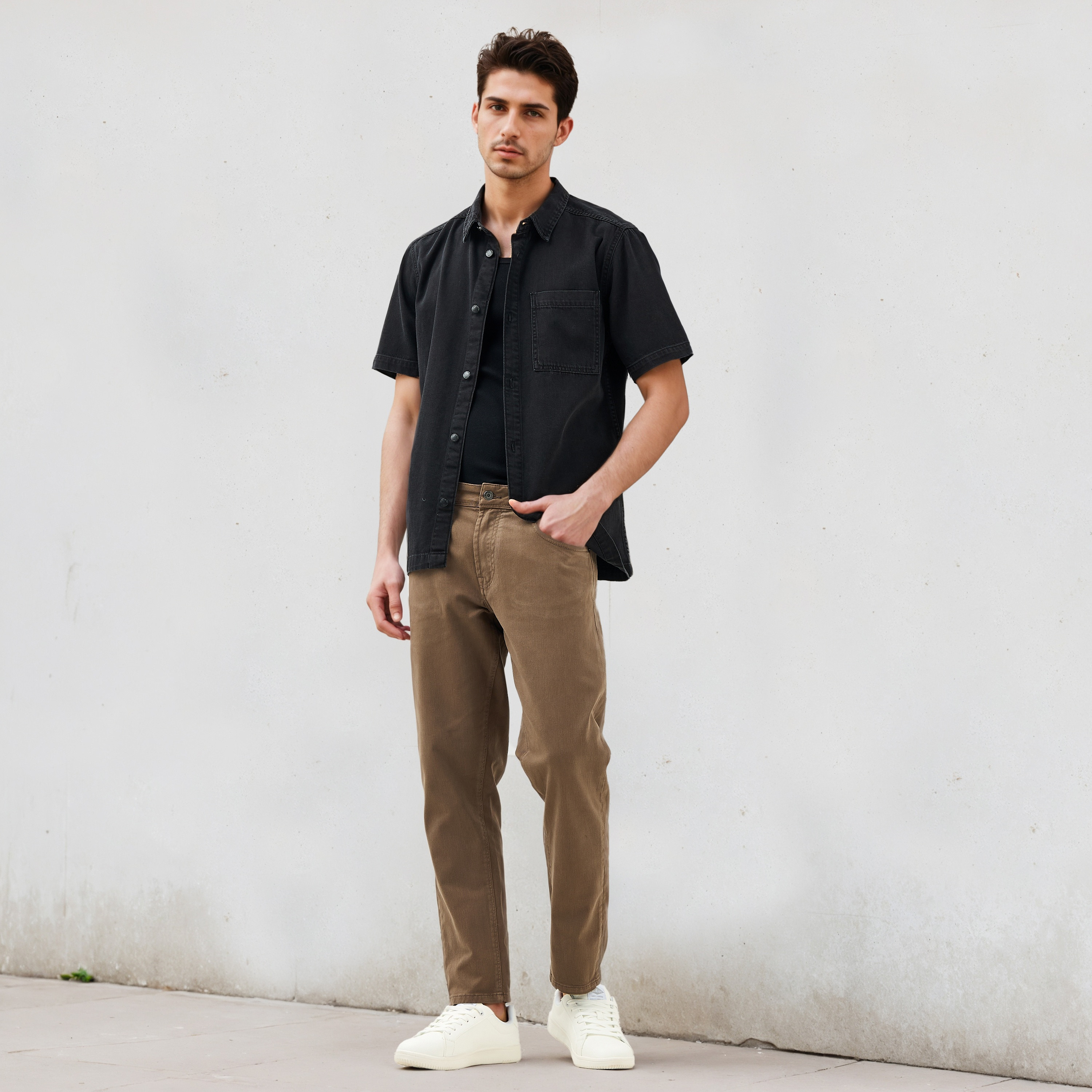 Slim Fit Jeans with Pockets-men-clothing-bottoms-jeans-image-2