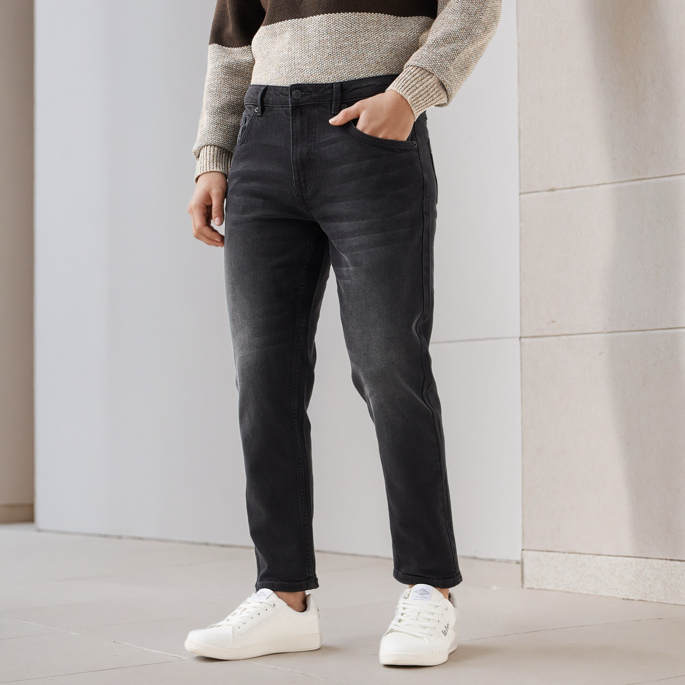 Slim Fit Mid-Rise Crop Jeans-men-clothing-bottoms-jeans-image-1