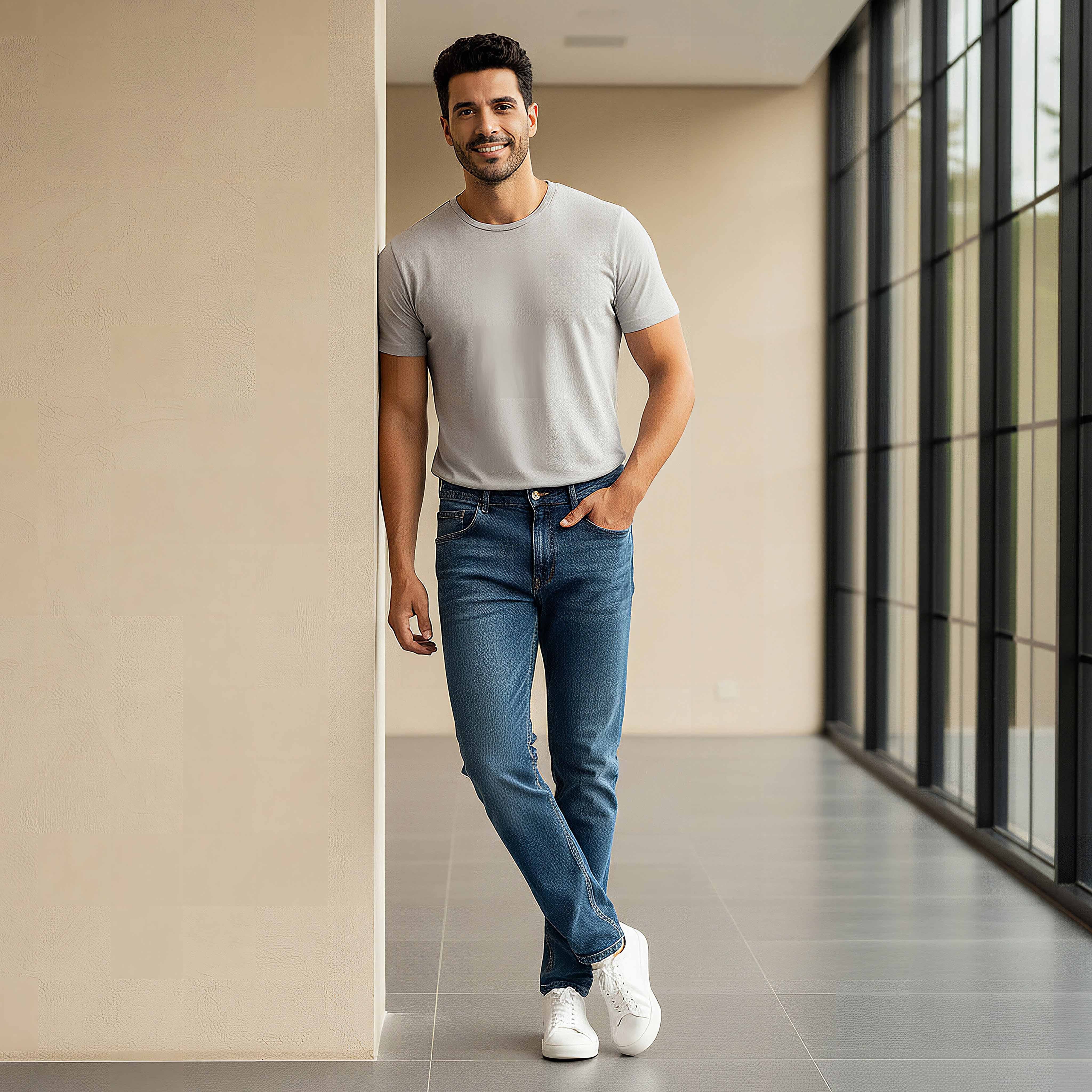 Men Straight Fit Mid-Rise Jeans-men-clothing-bottoms-jeans-image-2