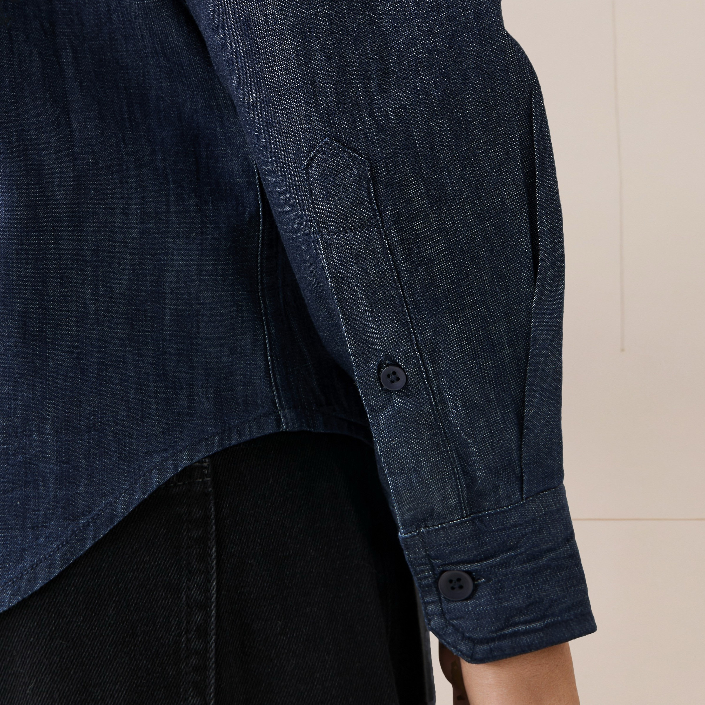 قميص بقصة عادية من مزيج الكتان-men-clothing-shirts-image-4