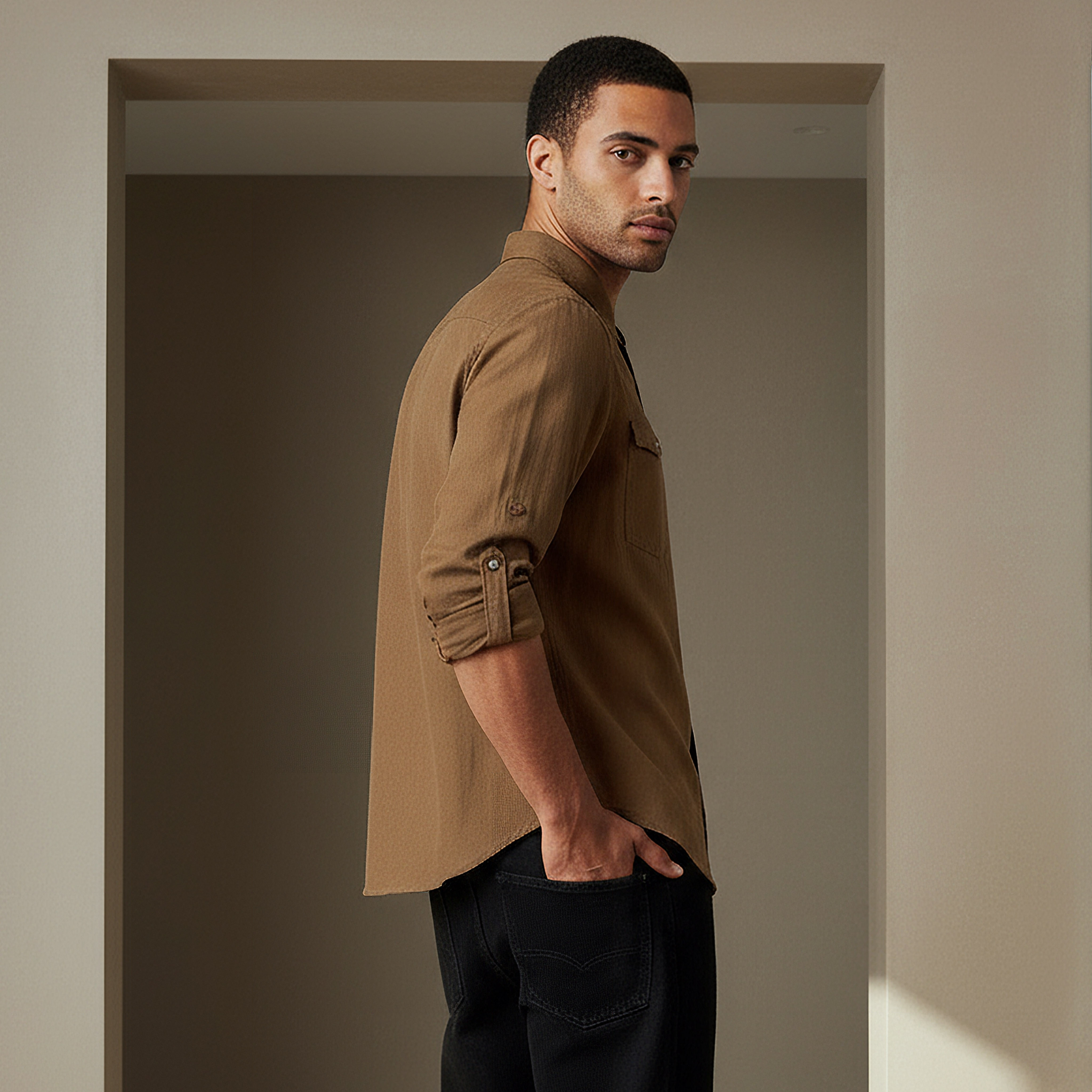 قميص رجالي بأكمام طويلة وقصة عادية-men-clothing-shirts-image-3